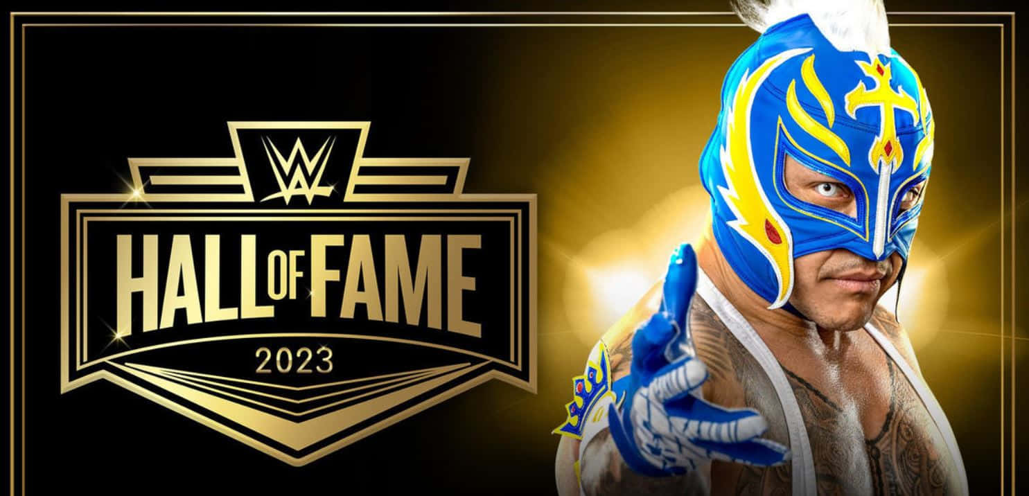 Rey_ Mysterio_ W W E_ Hall_of_ Fame_2023_ Announcement Background