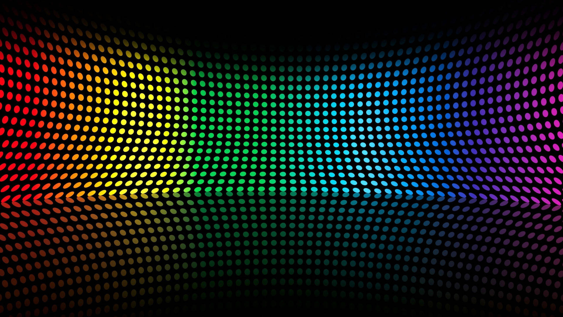 Rgb 4k Light Dots Background