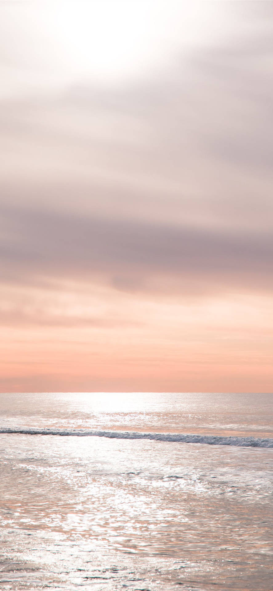 Rhode Island's Beach In Pastel Color Background