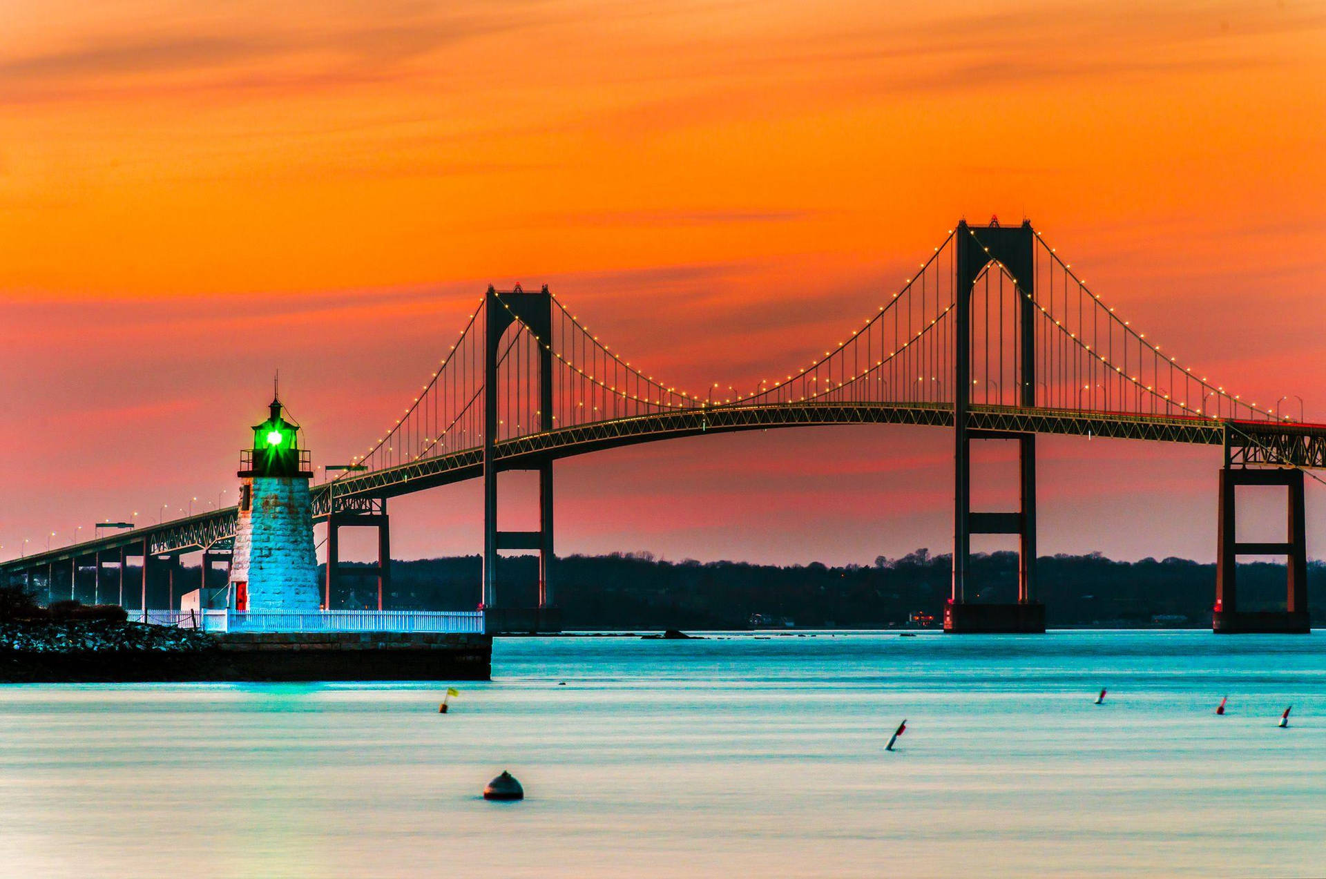 Rhode Island's Iconic Structures Background