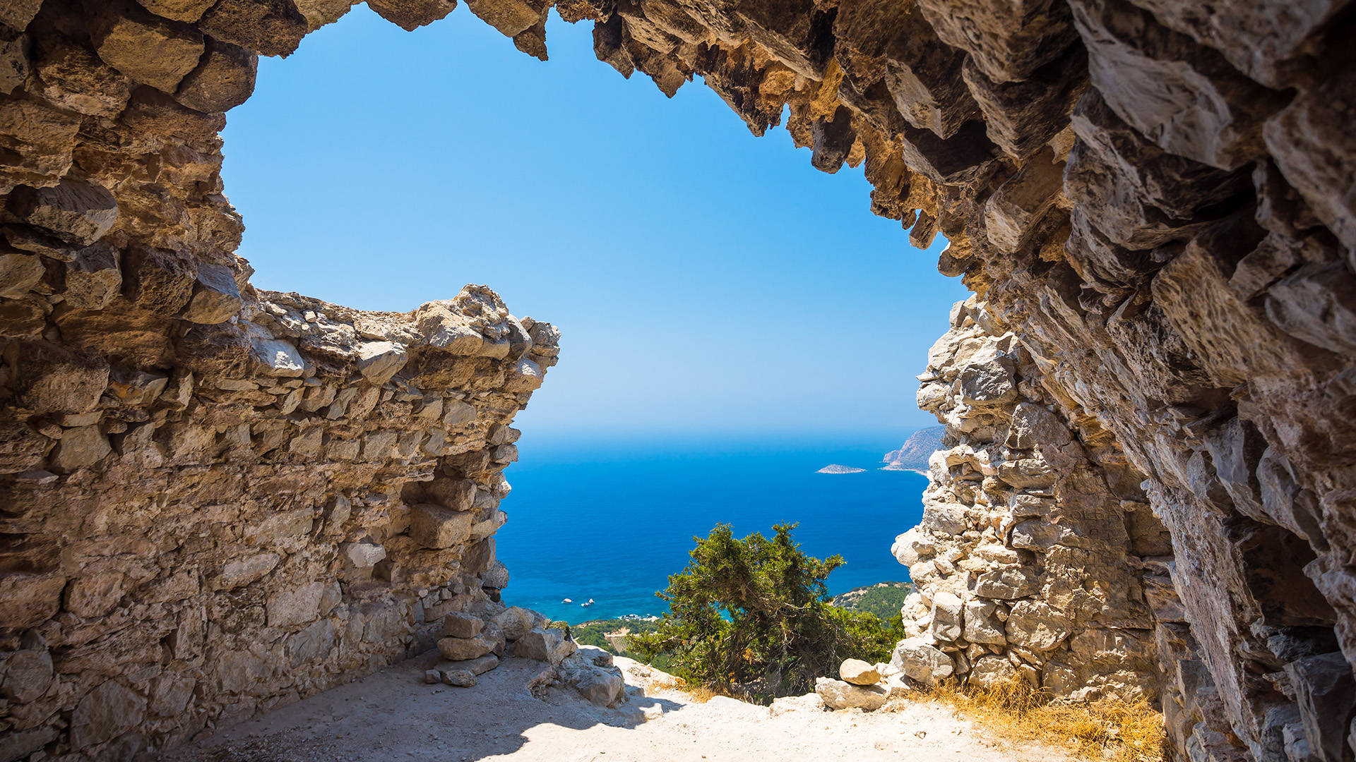 Rhodes Inside Ruins