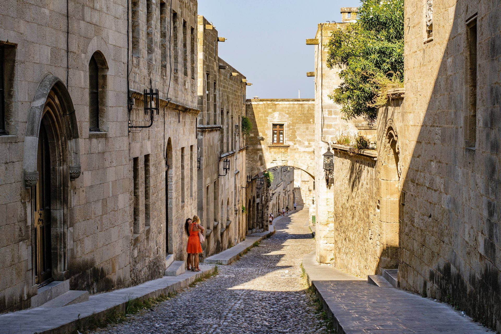 Rhodes Street Of Knights Background