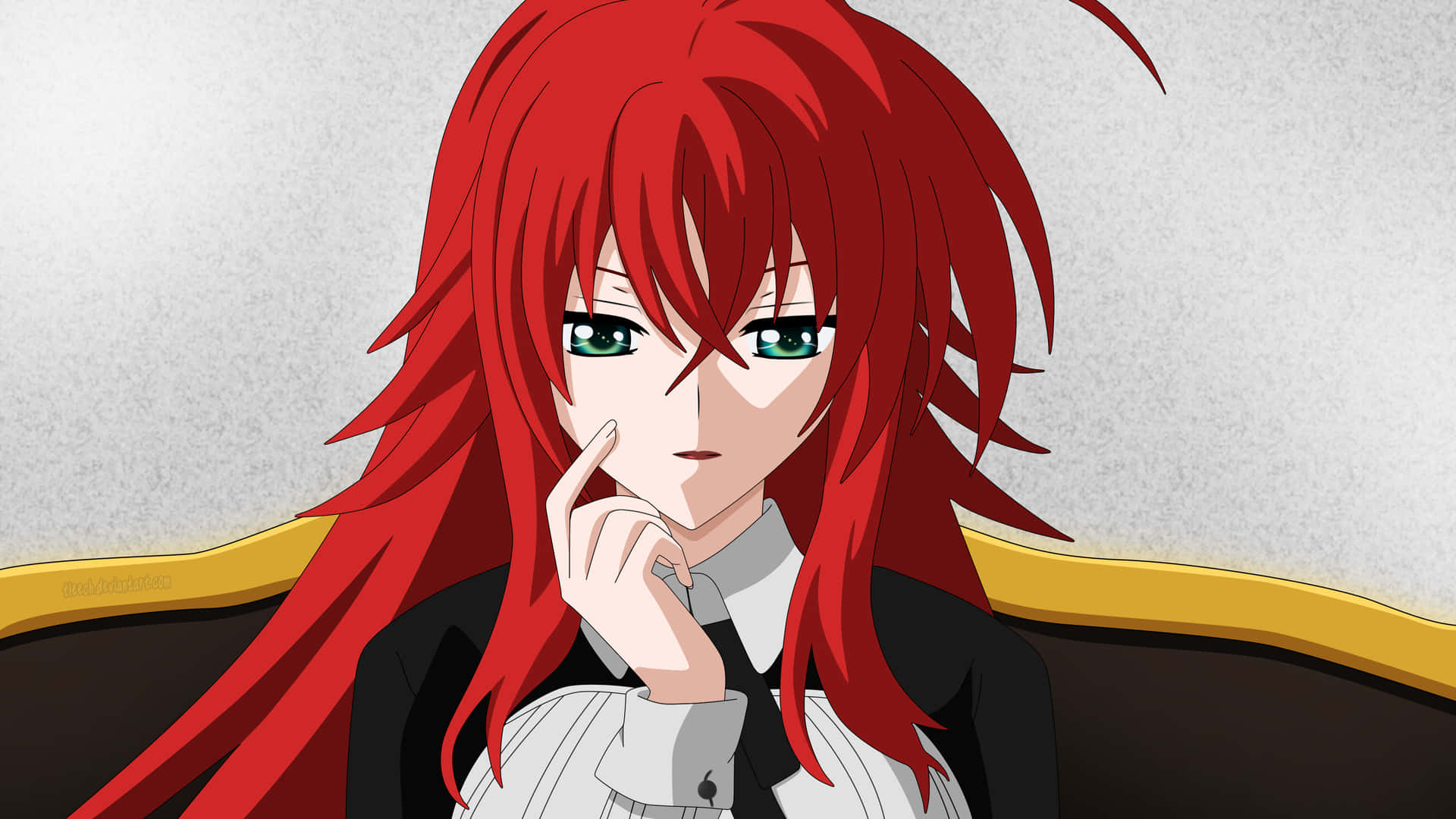 Rias Gremory: A Fiery Crimson Presence