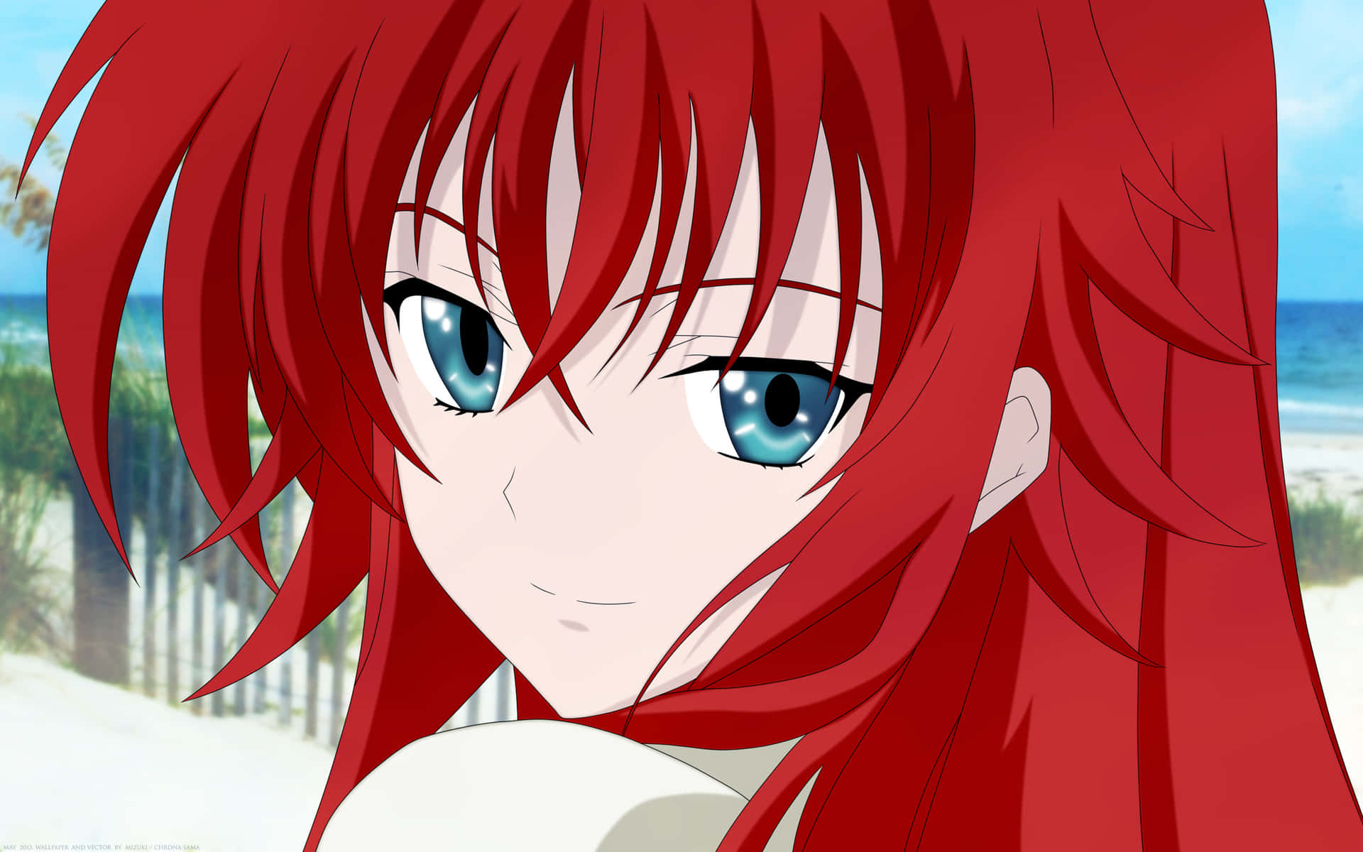 Rias Gremory Posing Confidently