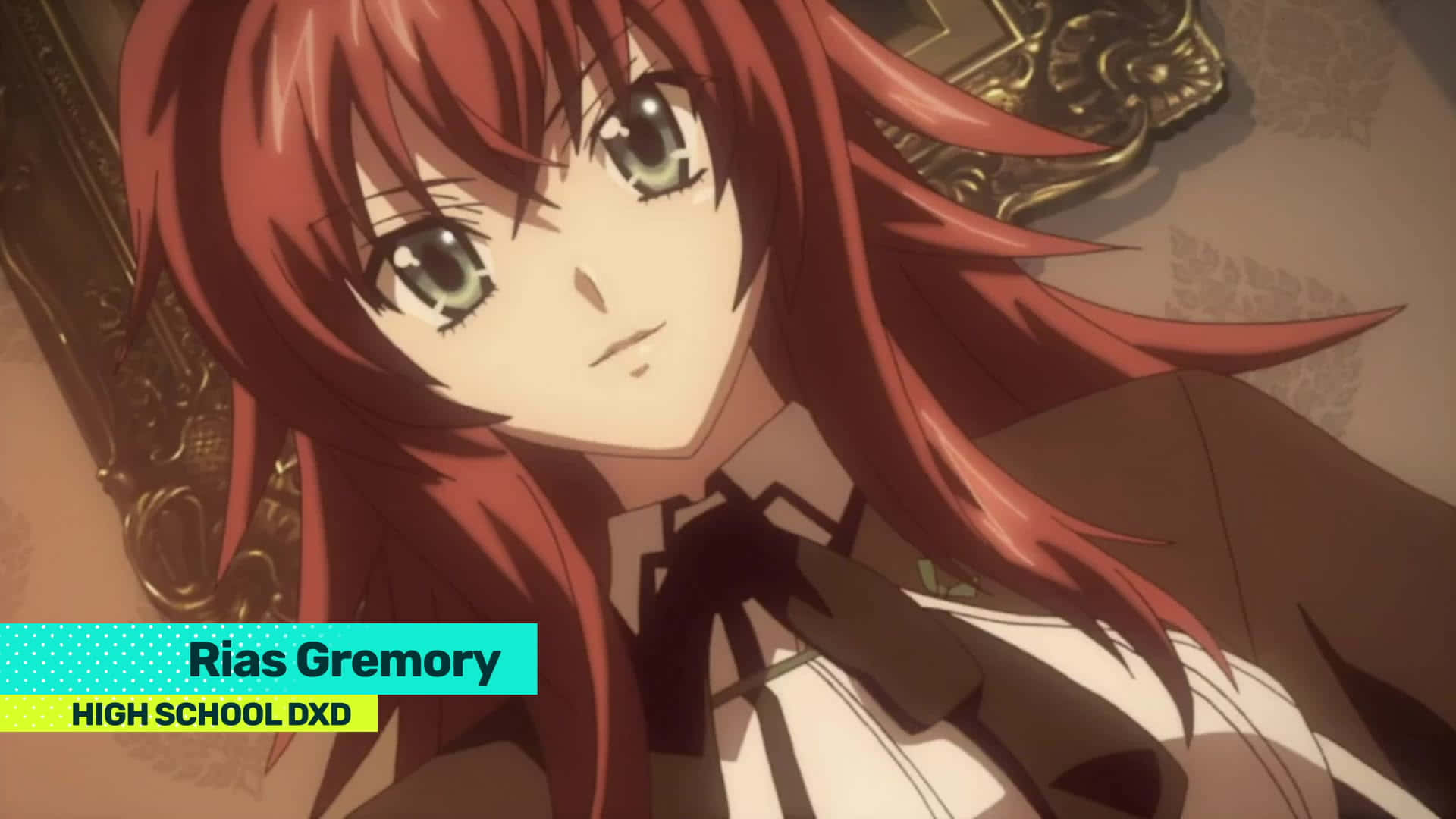 Rias Gremory Stunning Anime Art Background