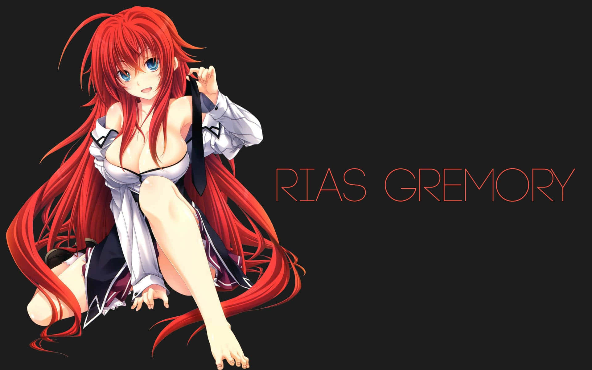 Rias Gremory - The Alluring Crimson-haired Beauty Background