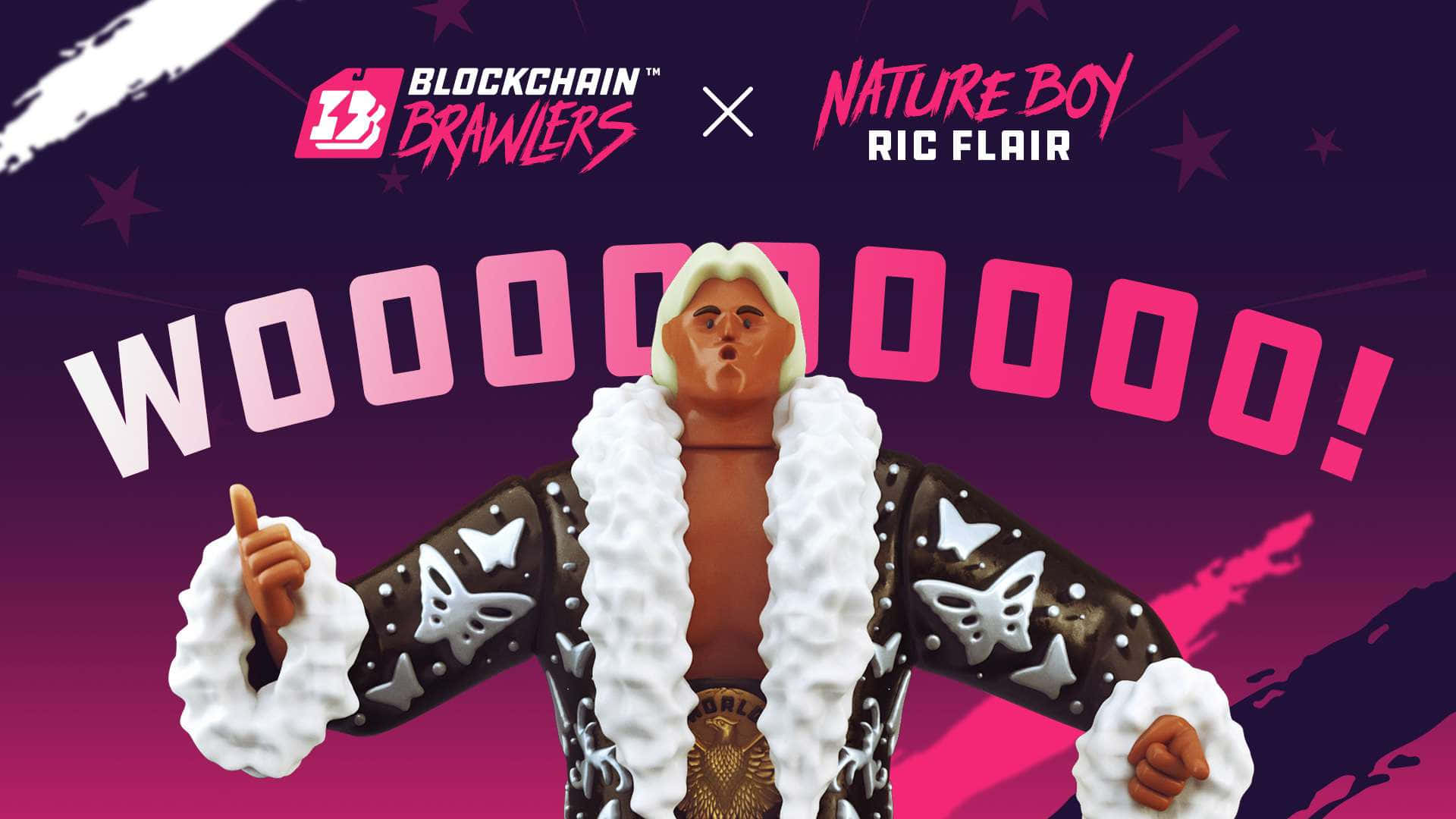Ric Flair For Blockchain Brawlers Nft Game Background
