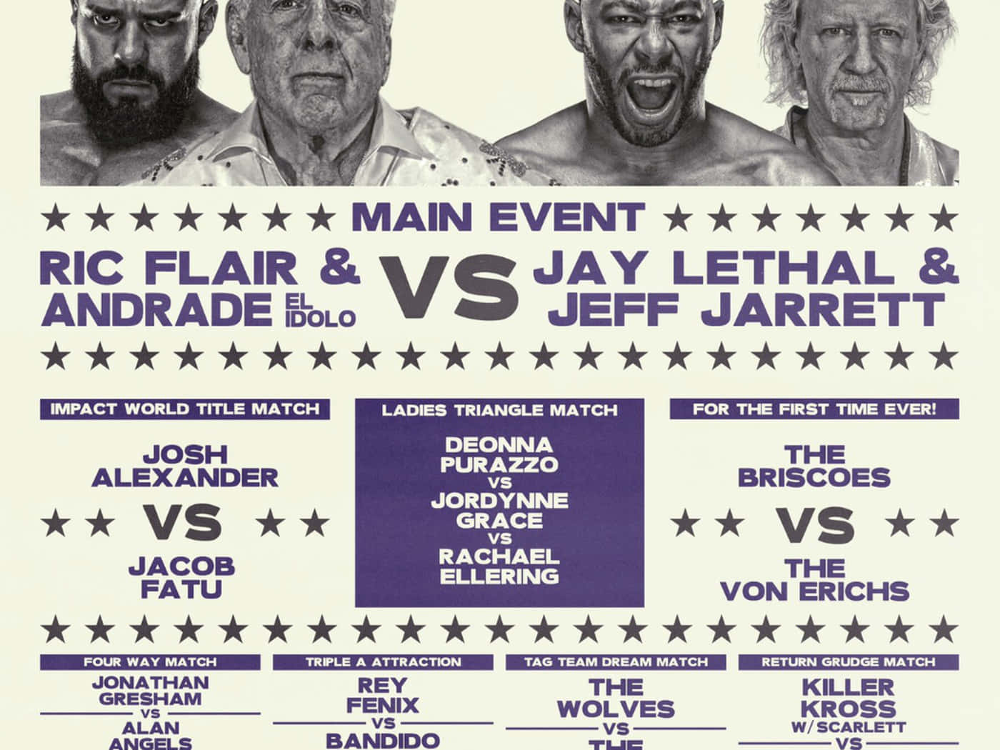 Ric Flair Last Match Poster July 2022