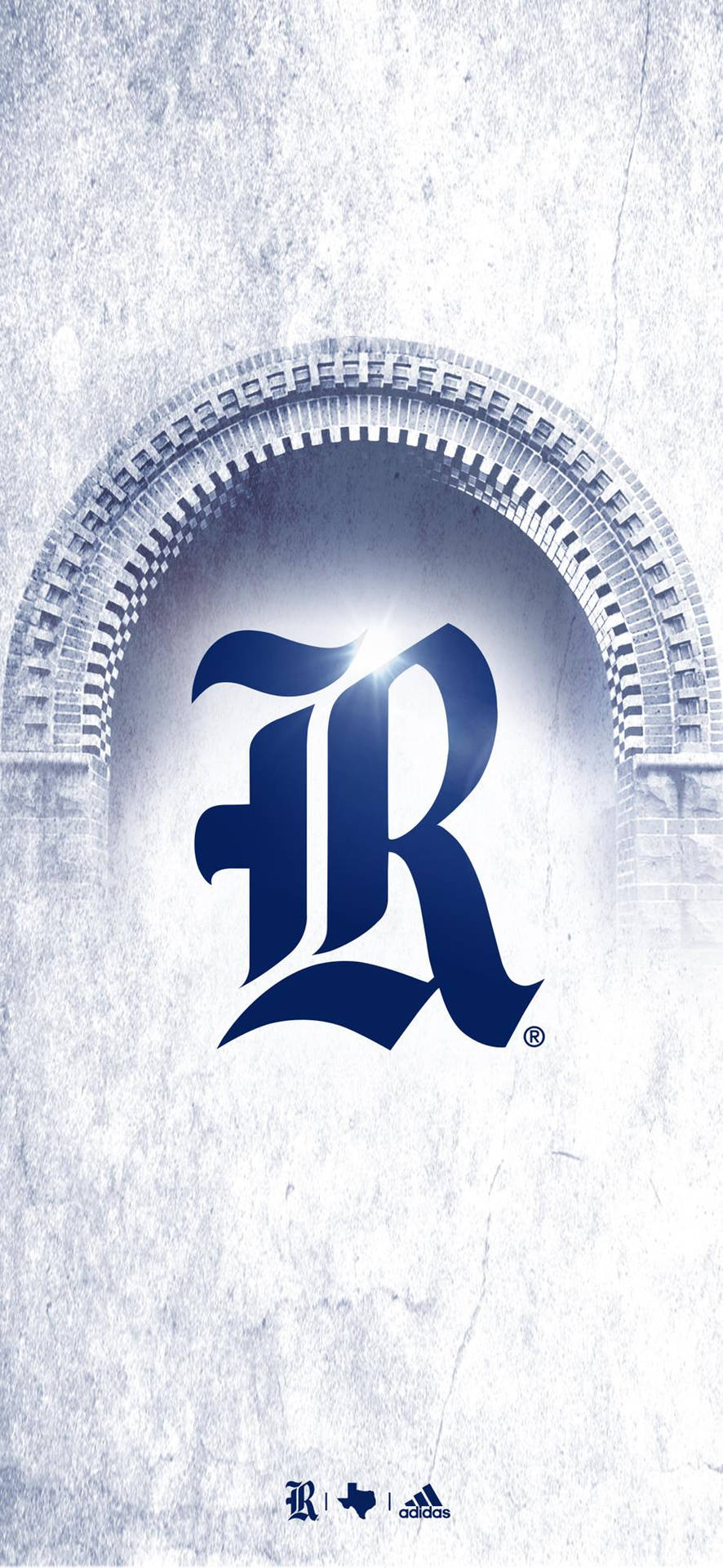 Rice University Logo With Arch Background