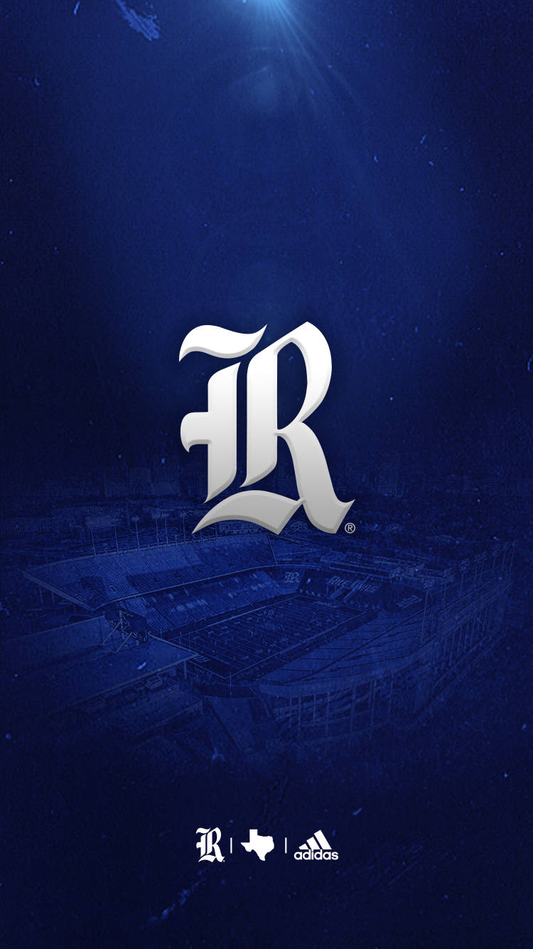 Rice University Owls Blue Aesthetic Background