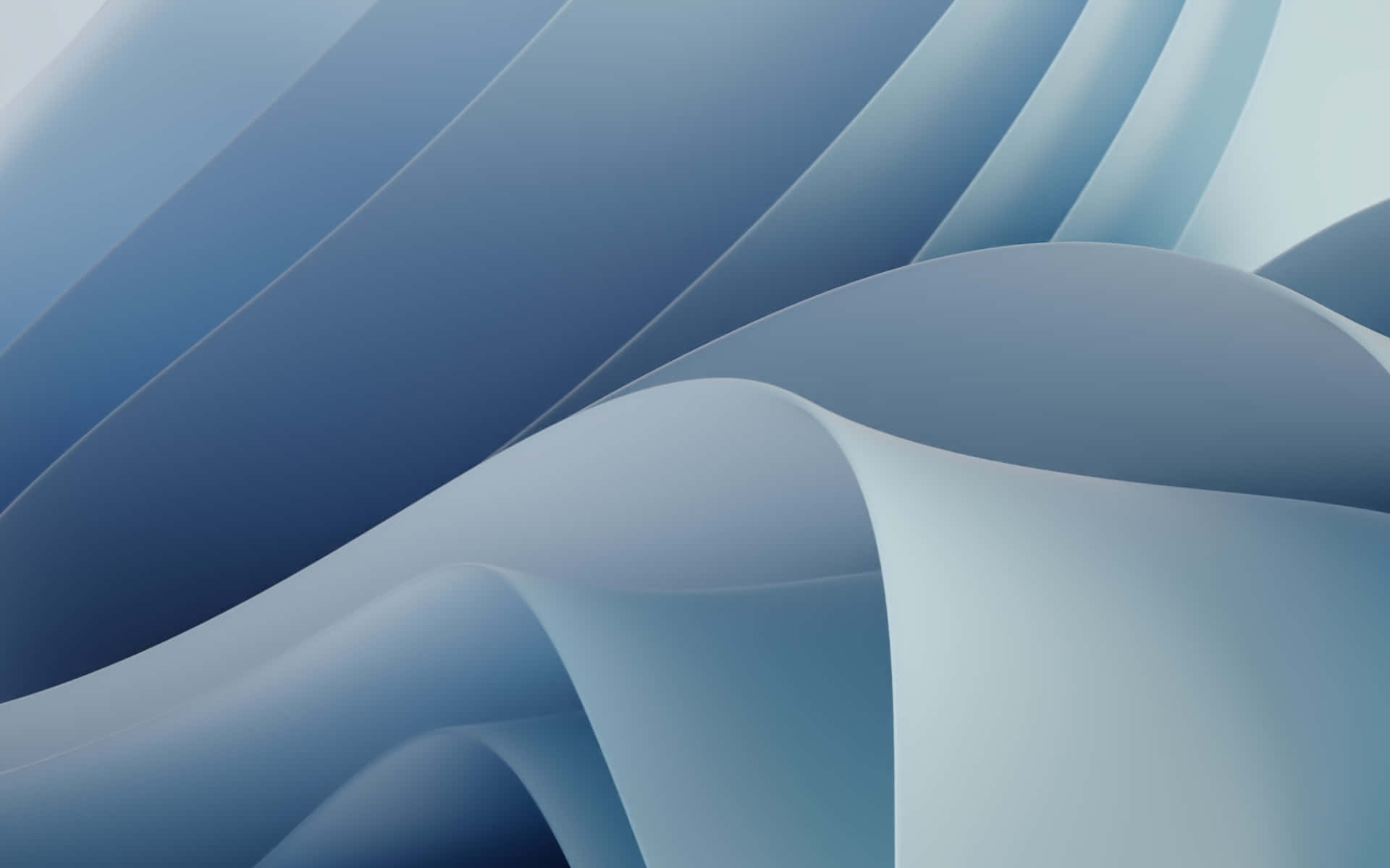 Rich Indigo Blue Meets Soft Gray In A Wintry Landscape Background