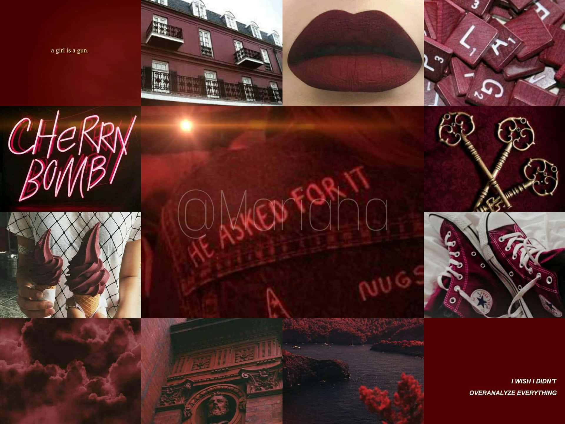 Rich Maroon And Classic White For Timeless Style Background