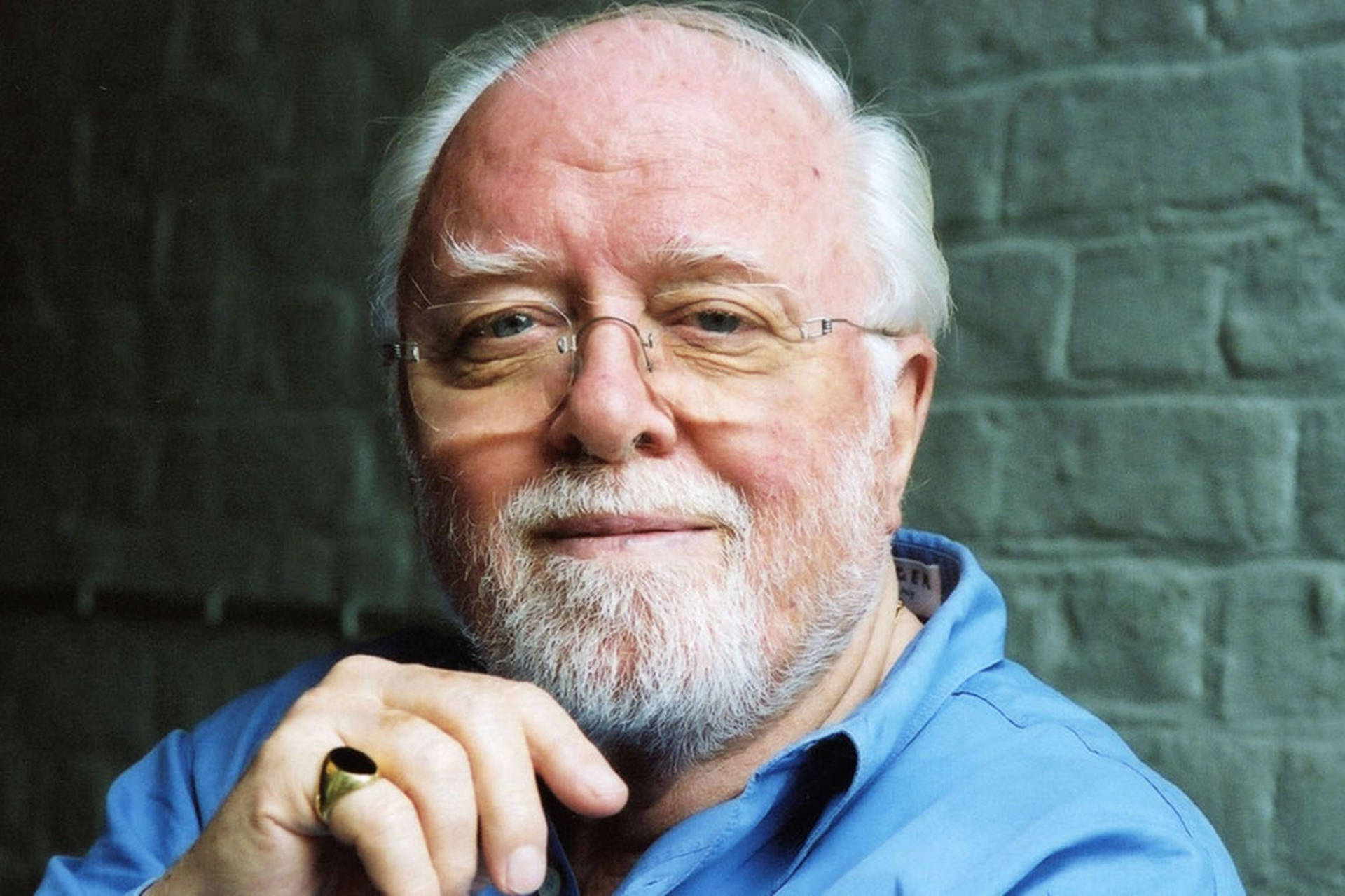 Richard Attenborough Brick Background