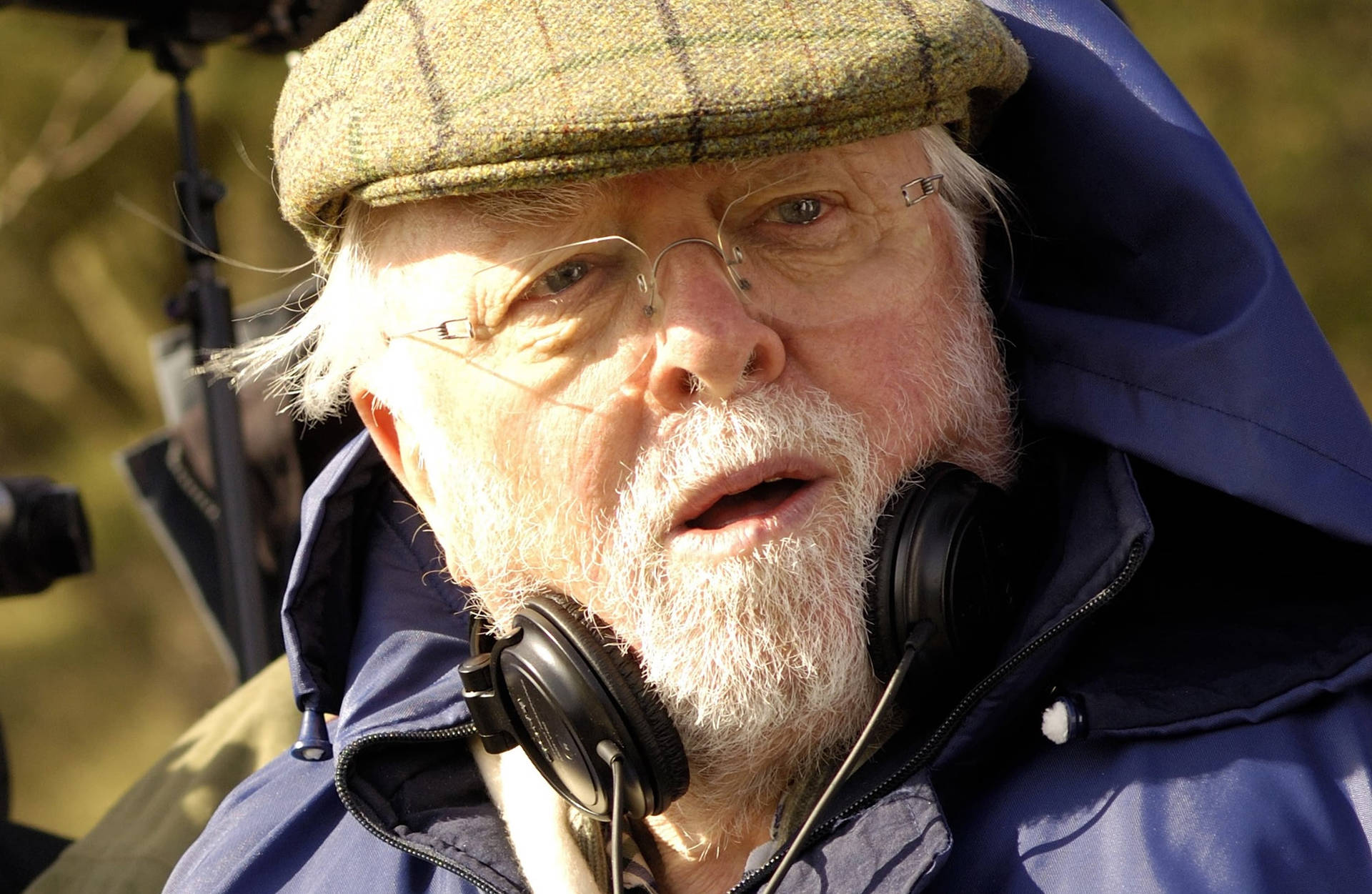 Richard Attenborough In Blue Jacket