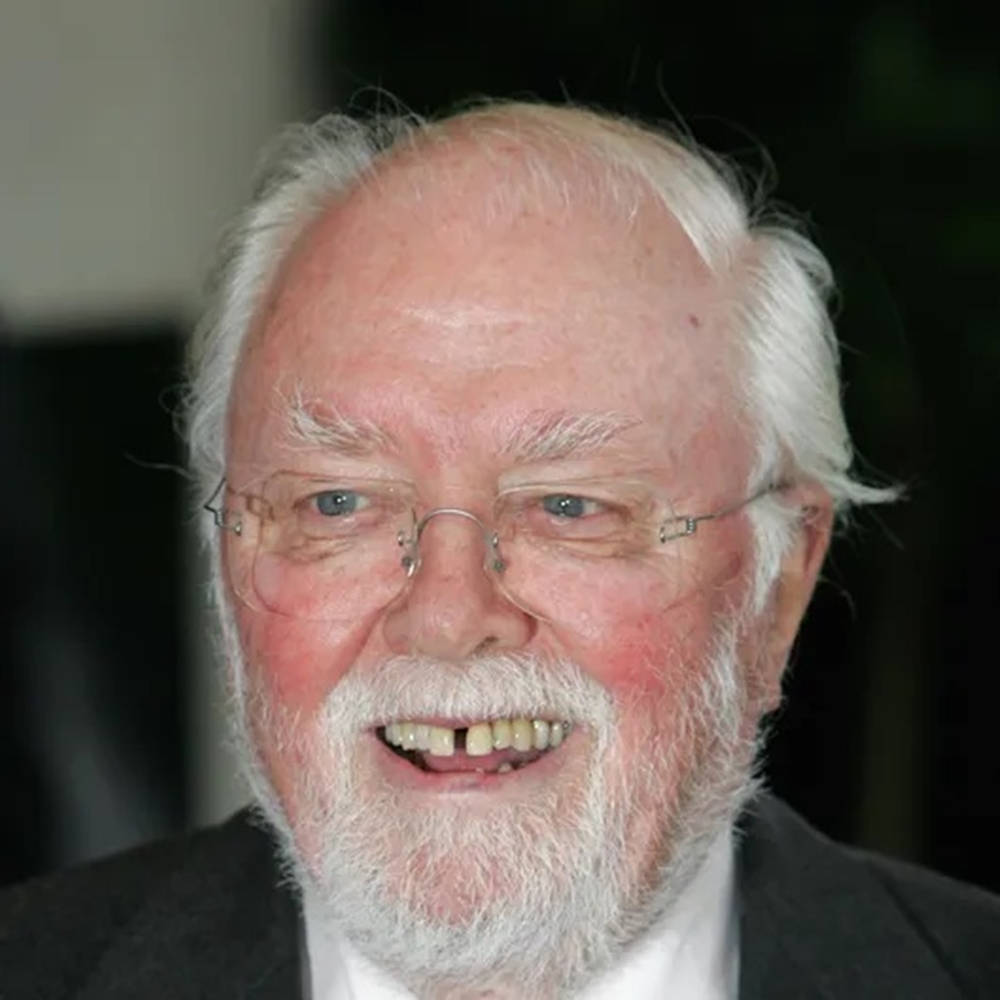 Richard Attenborough In Glasses Smile