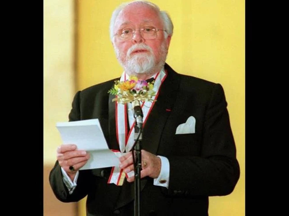 Richard Attenborough Speech Yellow Aesthetic