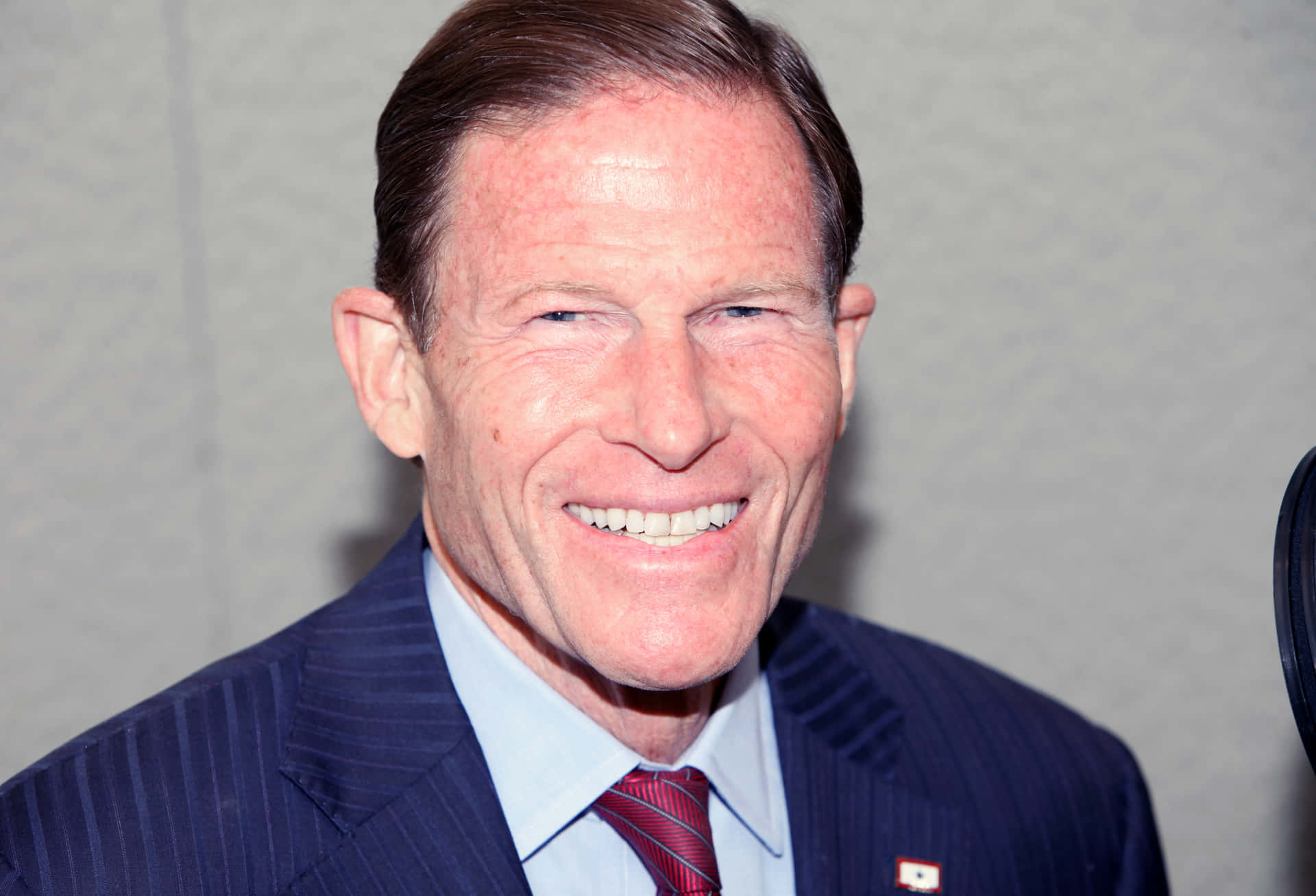 Richard Blumenthal Smiling In A Blue Suit