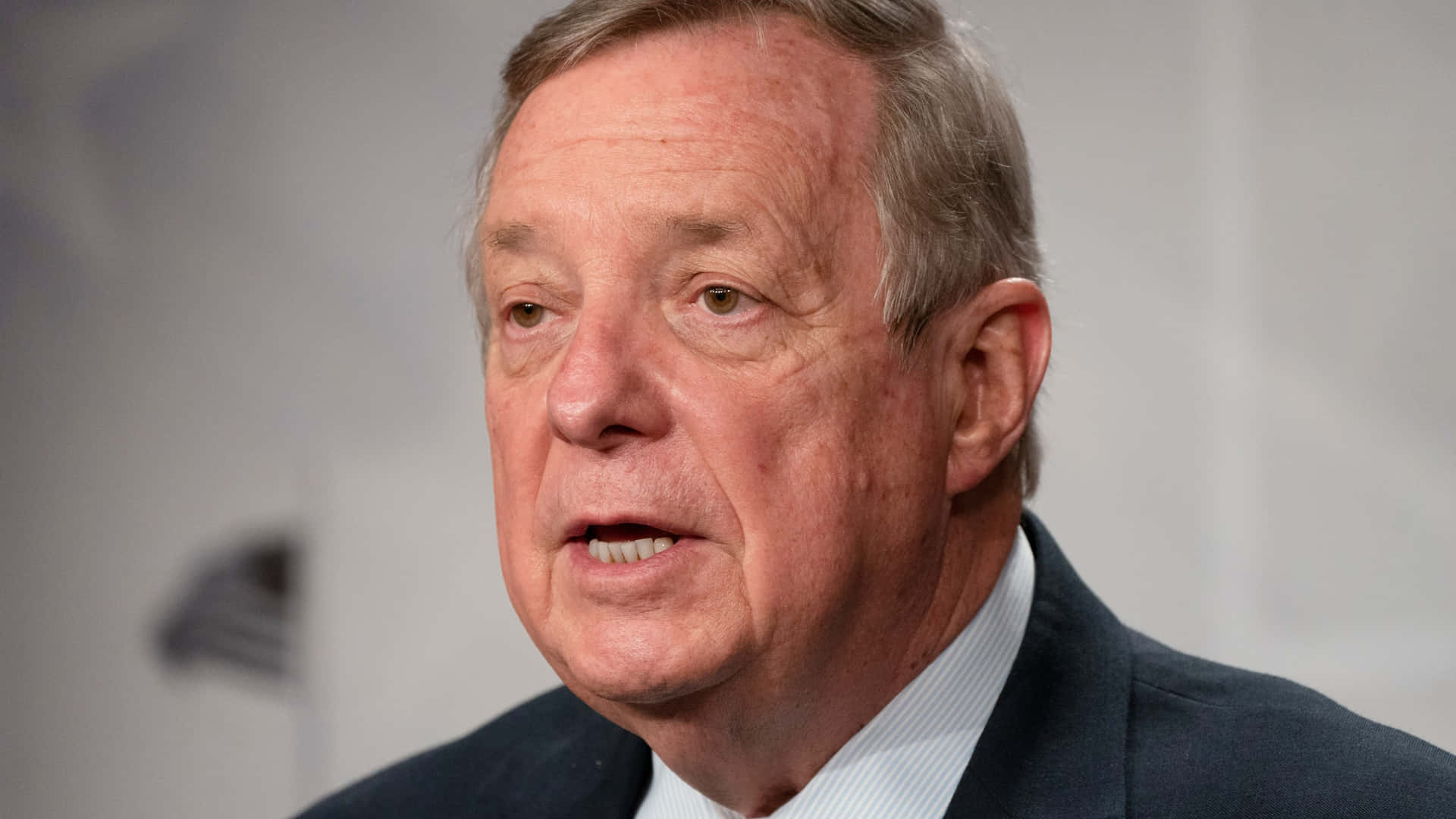 Richard Durbin Close-up Photo Background