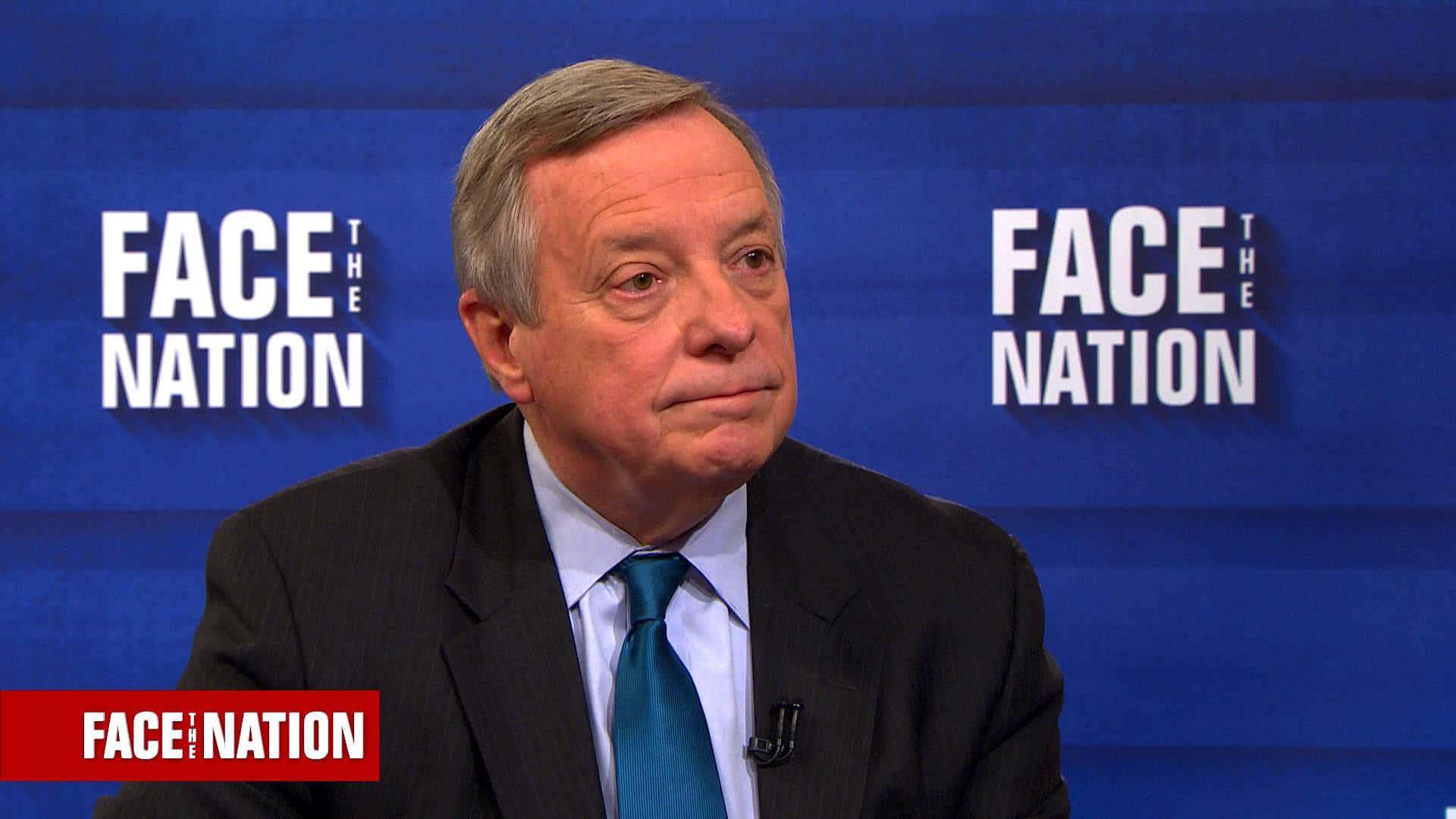 Richard Durbin On Face The Nation Background