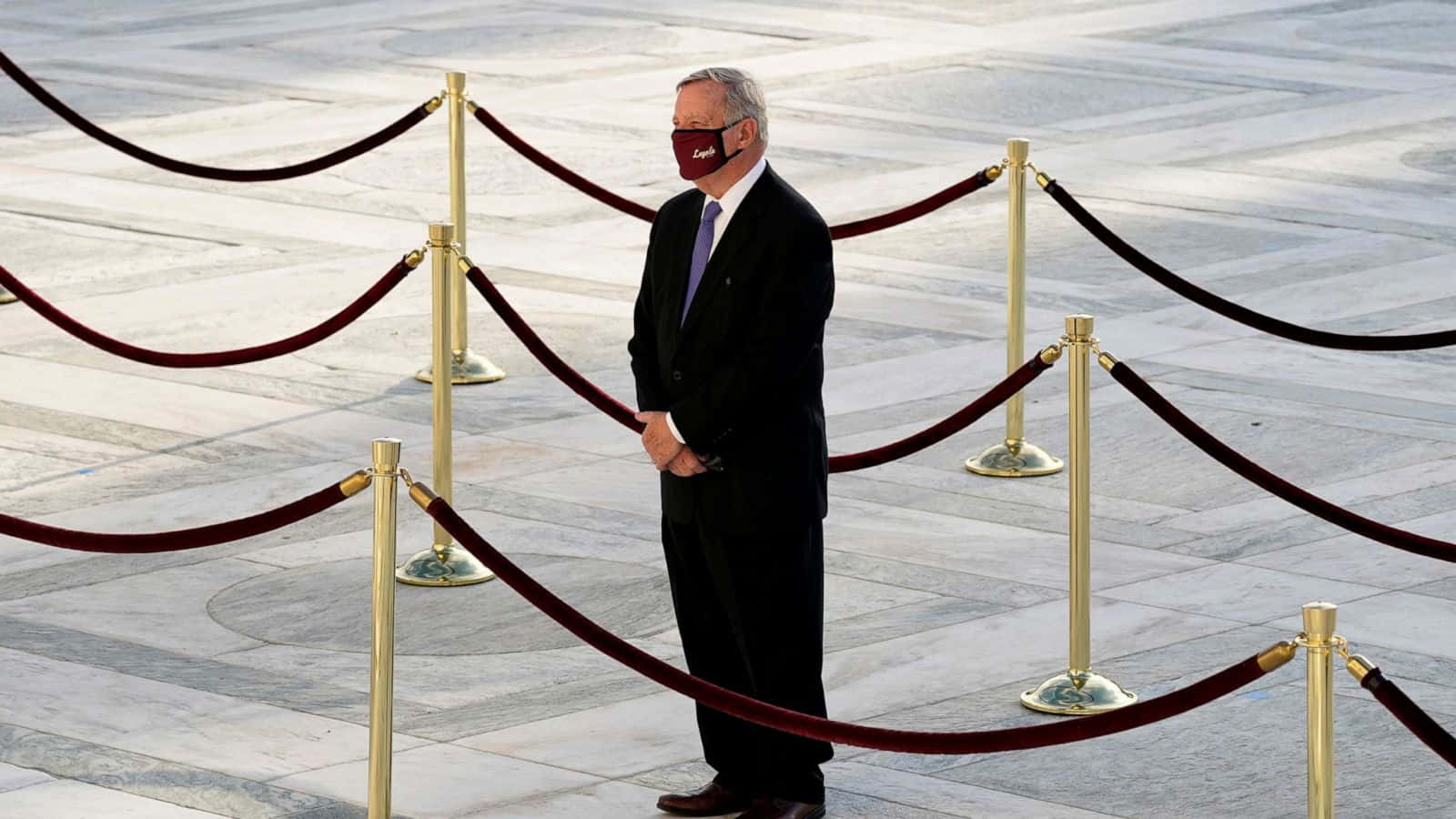 Richard Durbin Paying Respect To Justice Ginsburg Background