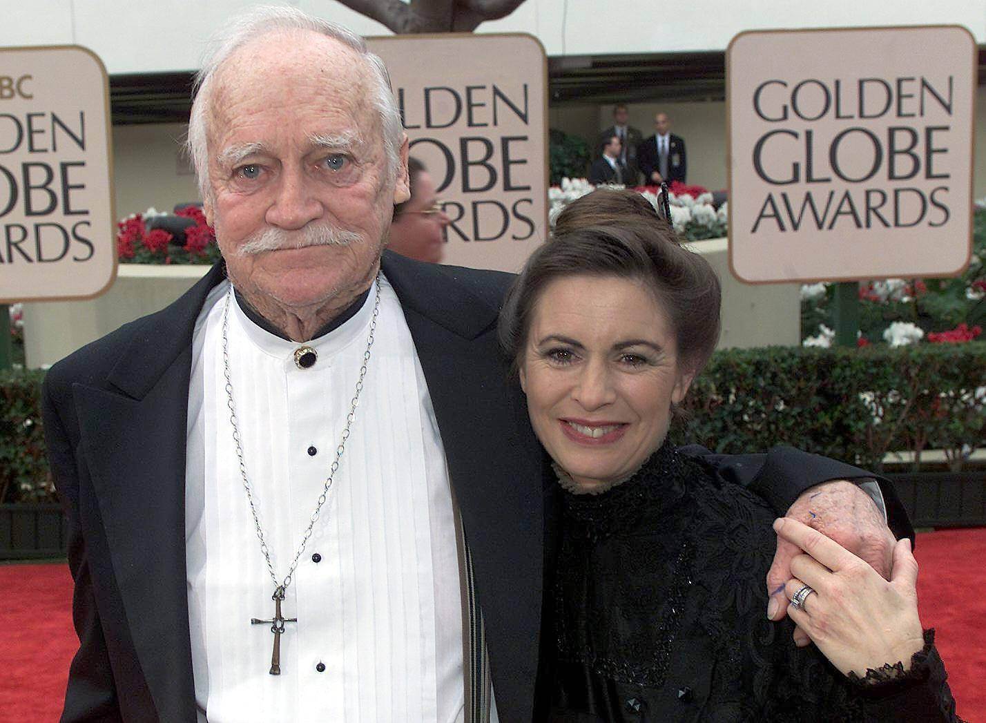 Richard Farnsworth And Girlfriend Golden Globe Awards