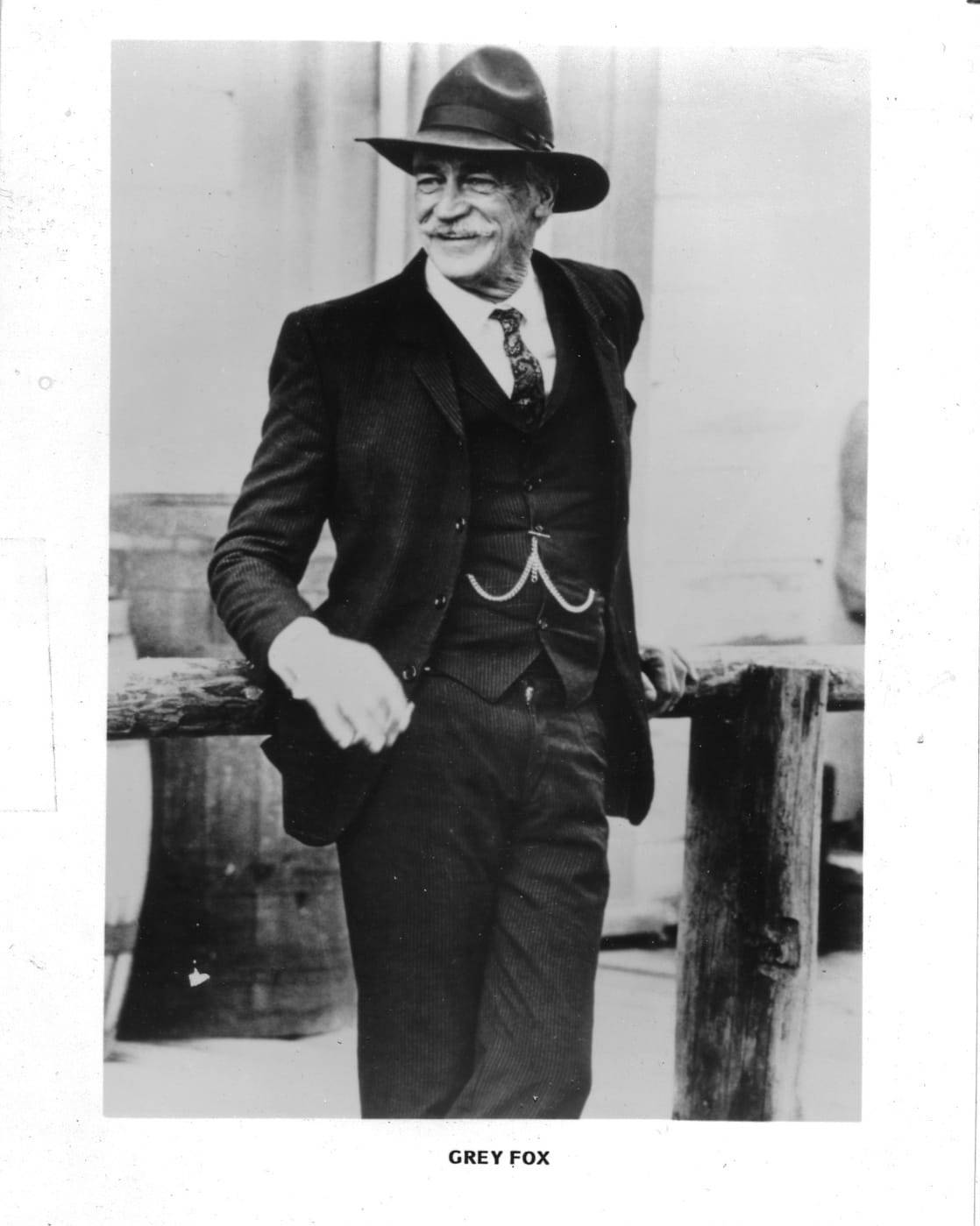 Richard Farnsworth Black And White Cowboy Hat And Suit