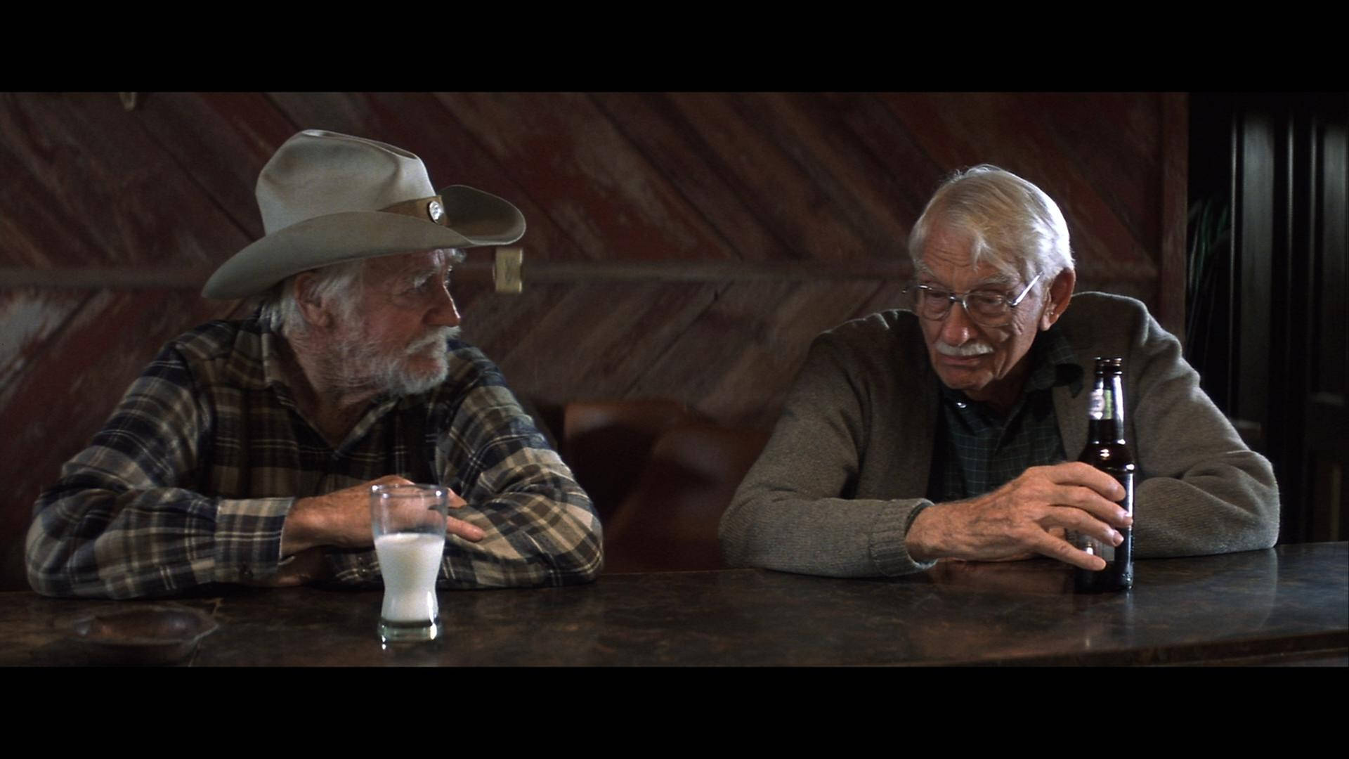 Richard Farnsworth Cowboy Drinking At Bar Background