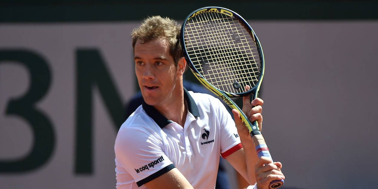 Richard Gasquet Intensely Focused On The Match