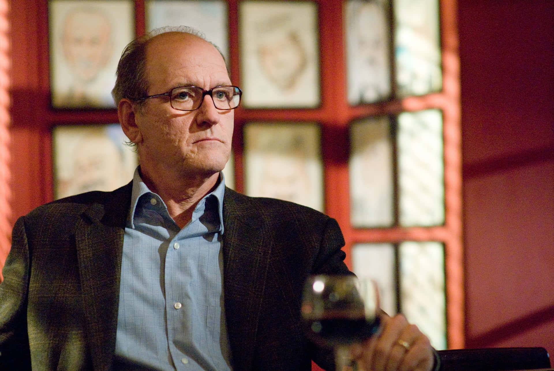 Richard Jenkins As Walter Bryron In The Visitor Background