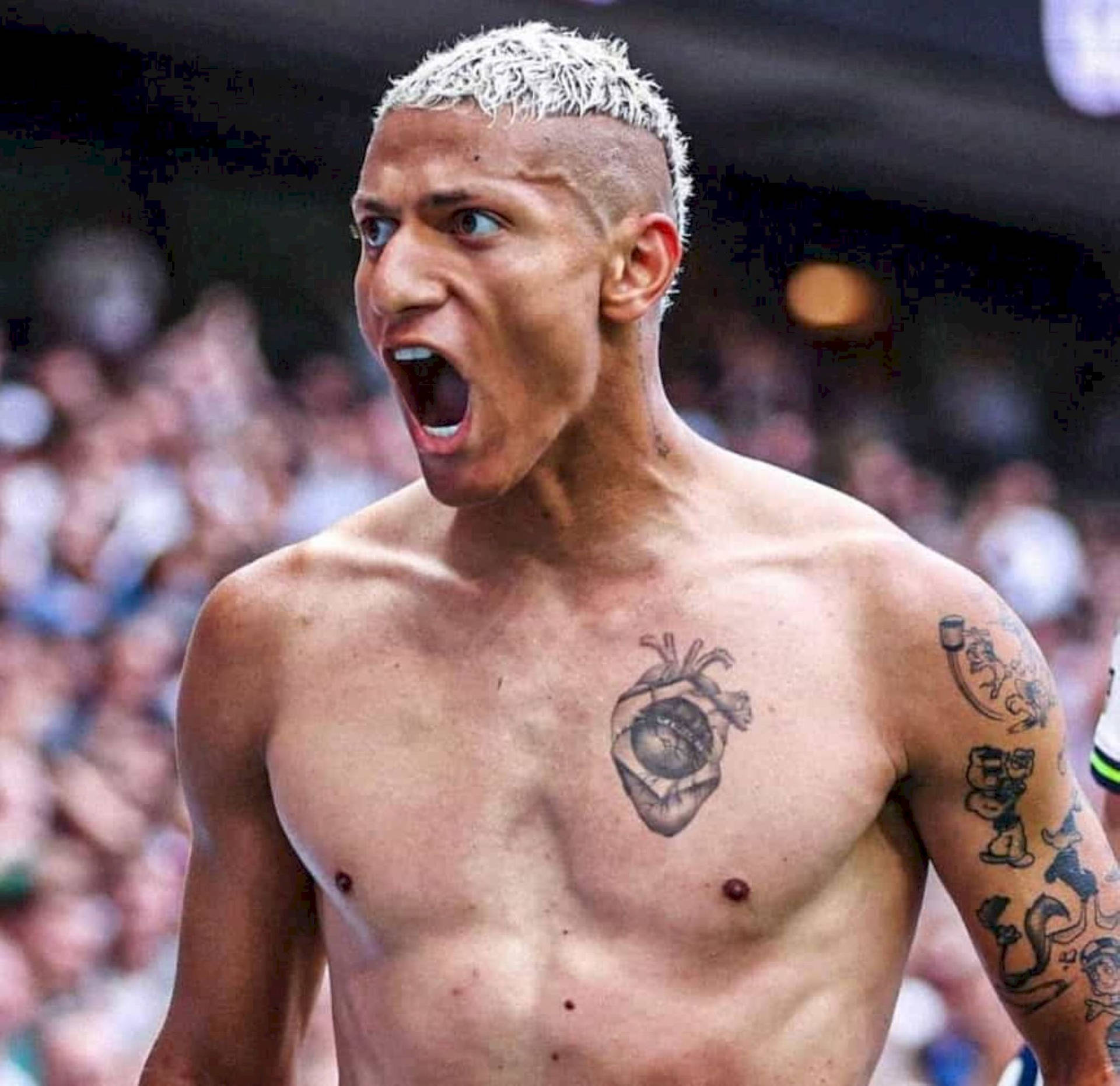 Richarlison De Andrade Screaming Background