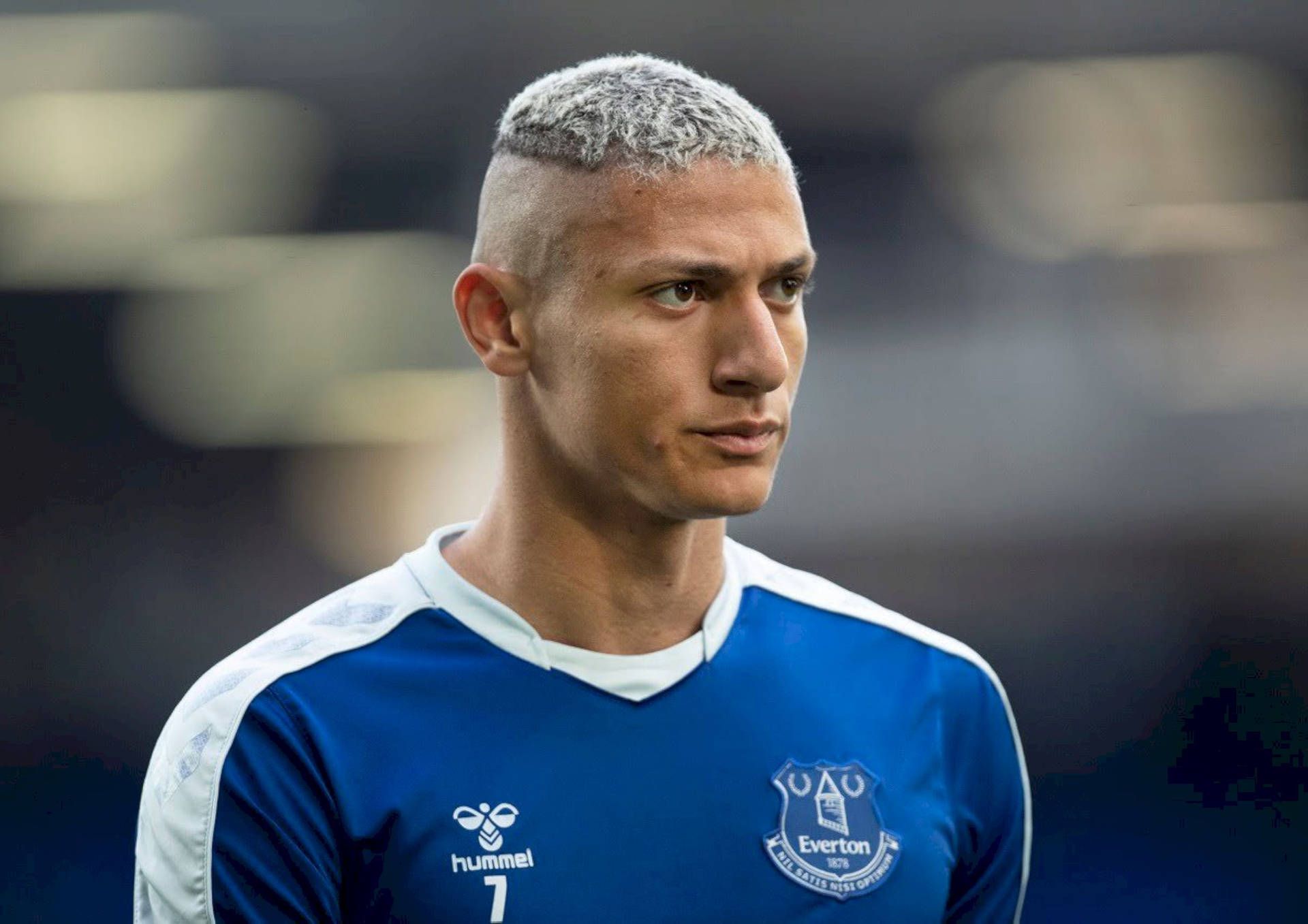 Richarlison De Andrade With Blond Hair Background