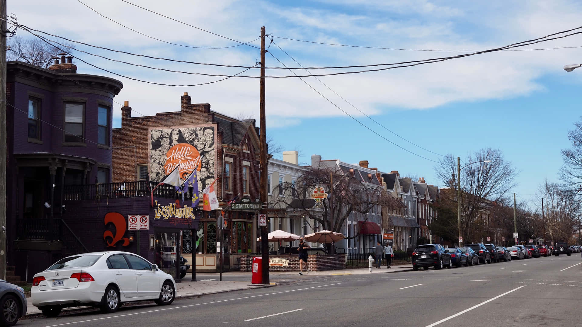 Richmond Street Scenewith Mural Background