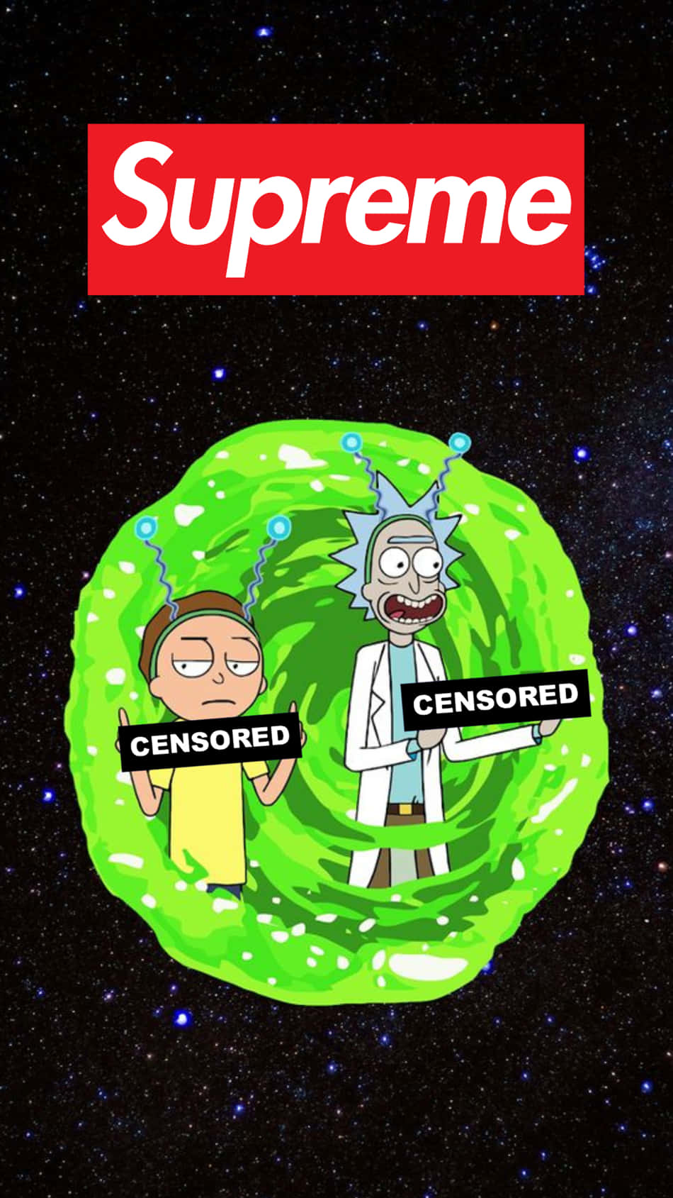 Rick And Morty Get Ready To Enjoy A Supreme Adventure Background