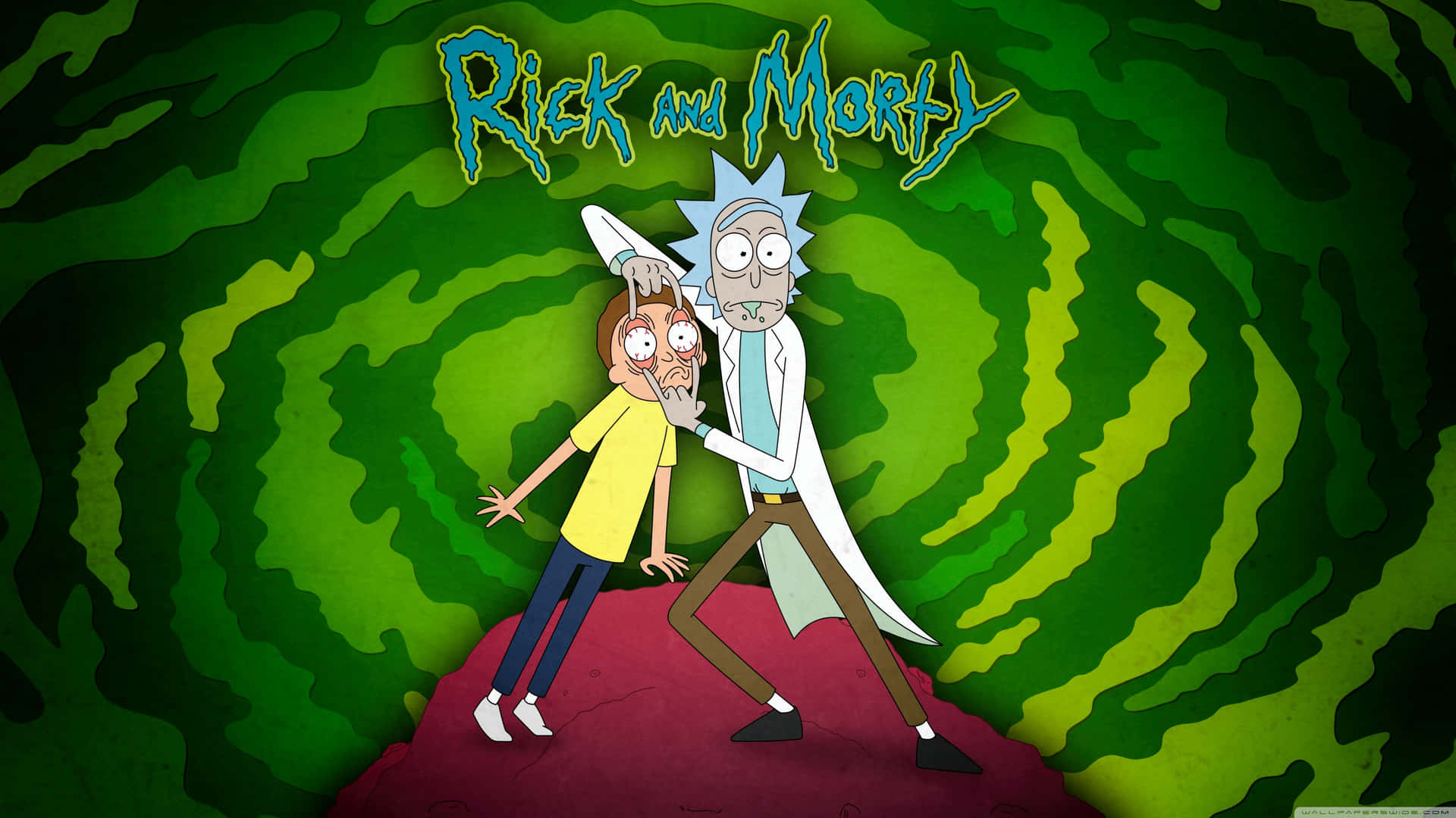 Rick And Morty Portal Background Background