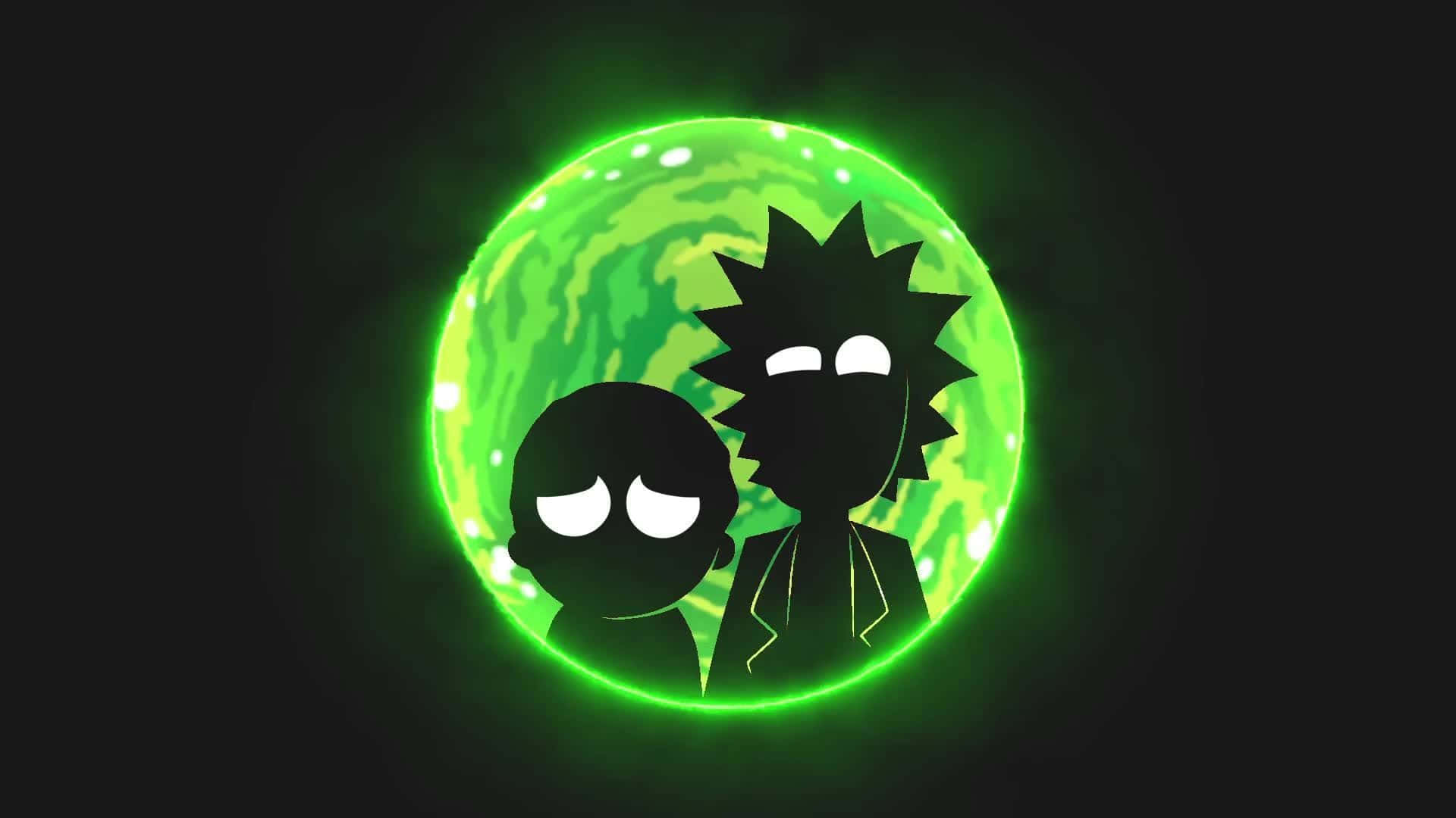 Rick And Morty Portal Logo Background