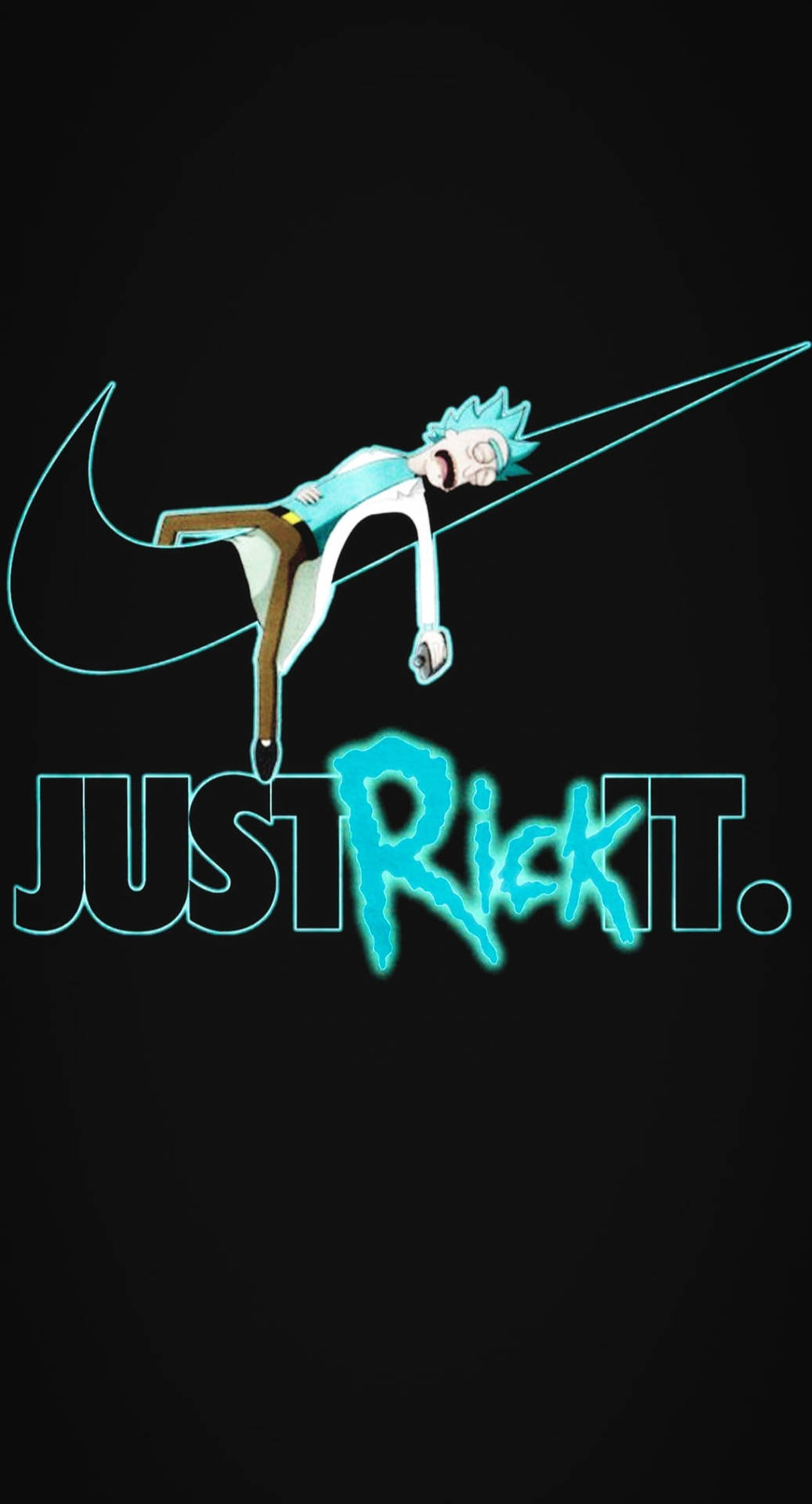 Rick And Morty Stoner Inspired By Nike Background