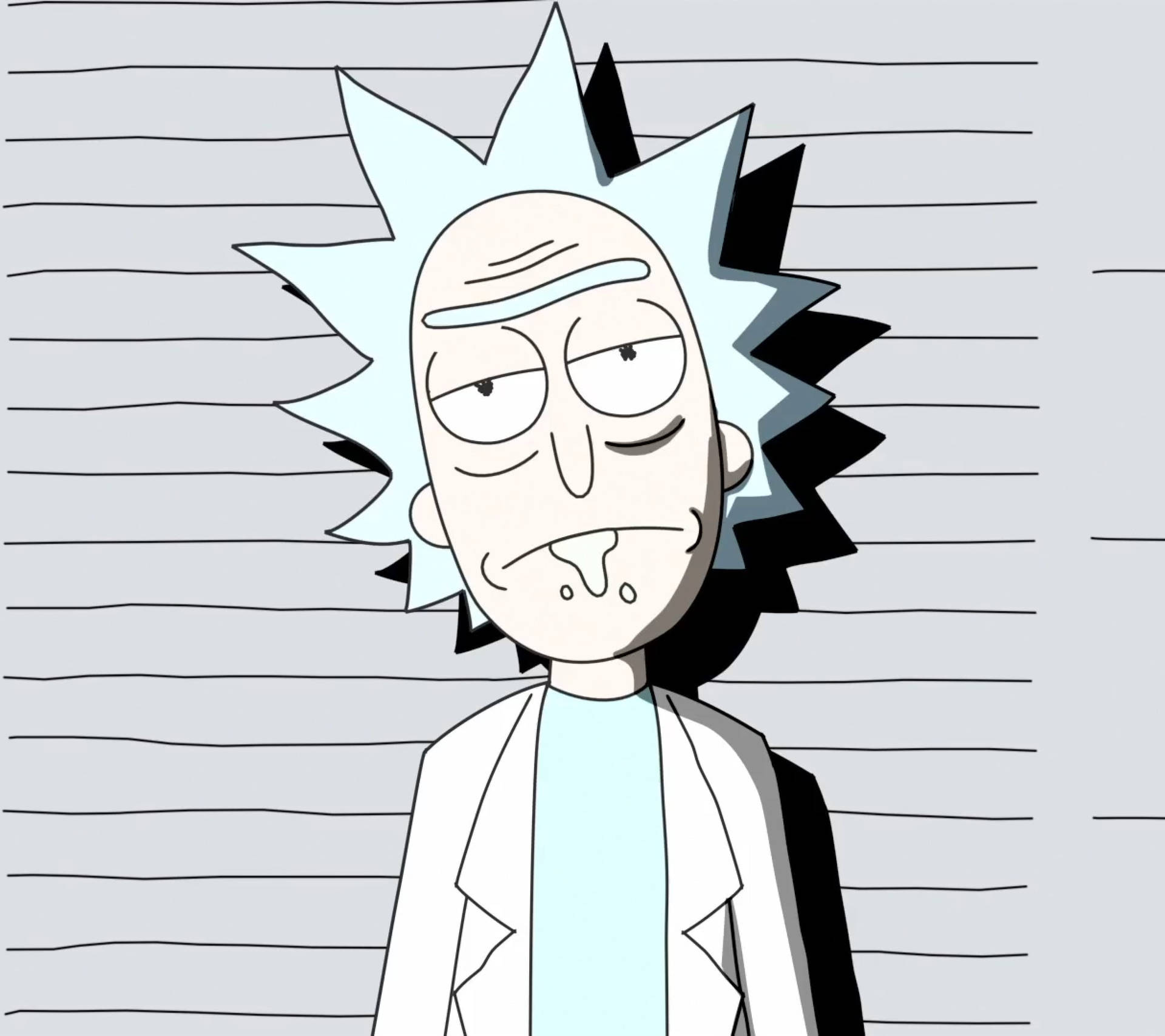 Rick And Morty Stoner Mugshot Background
