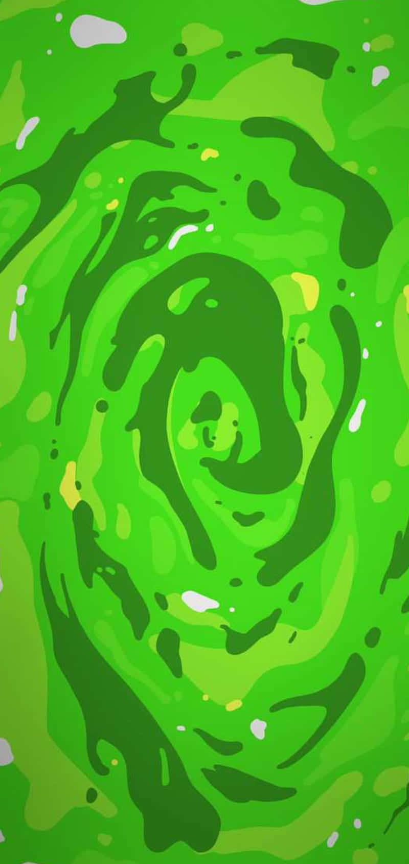 Rick And Morty Swirling Portal Background