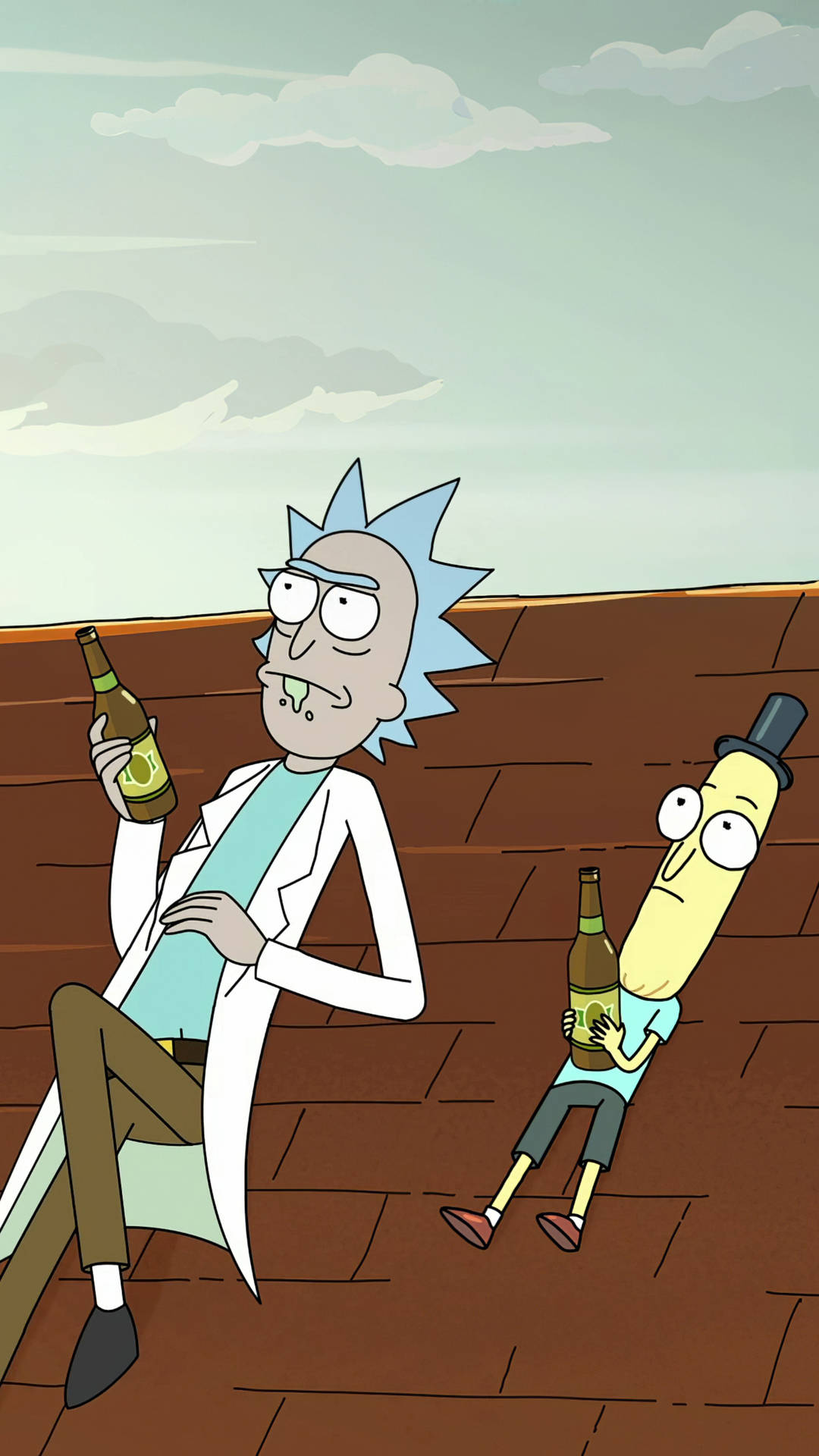 Rick And Mr. Poopybutthole 2160x3840 Background