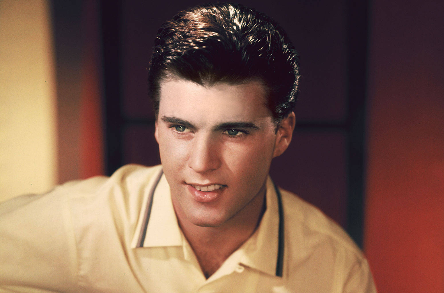 Rick Nelson American Singer Colored Landscape Background