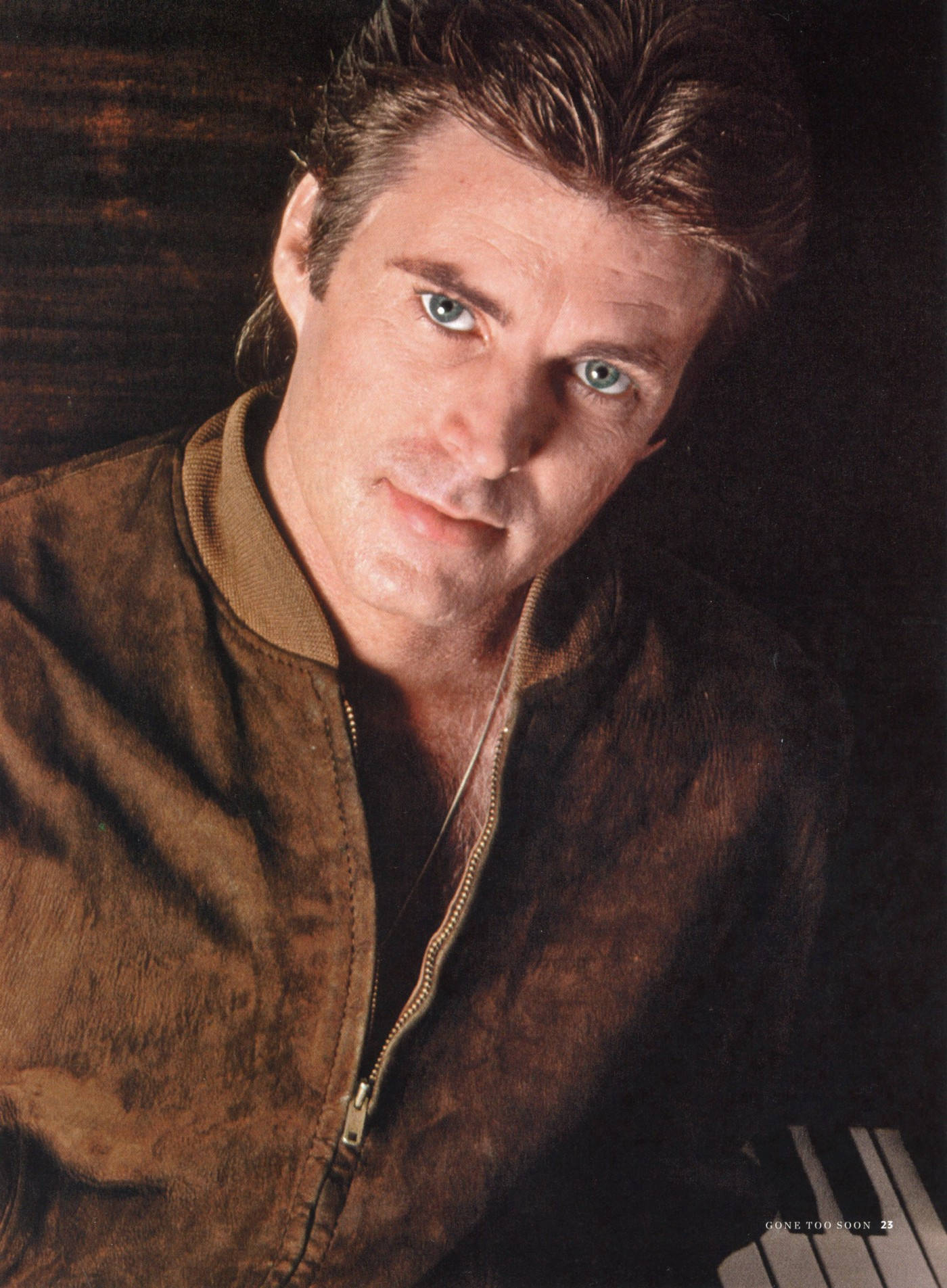 Rick Nelson American Singer Colored Portrait Background