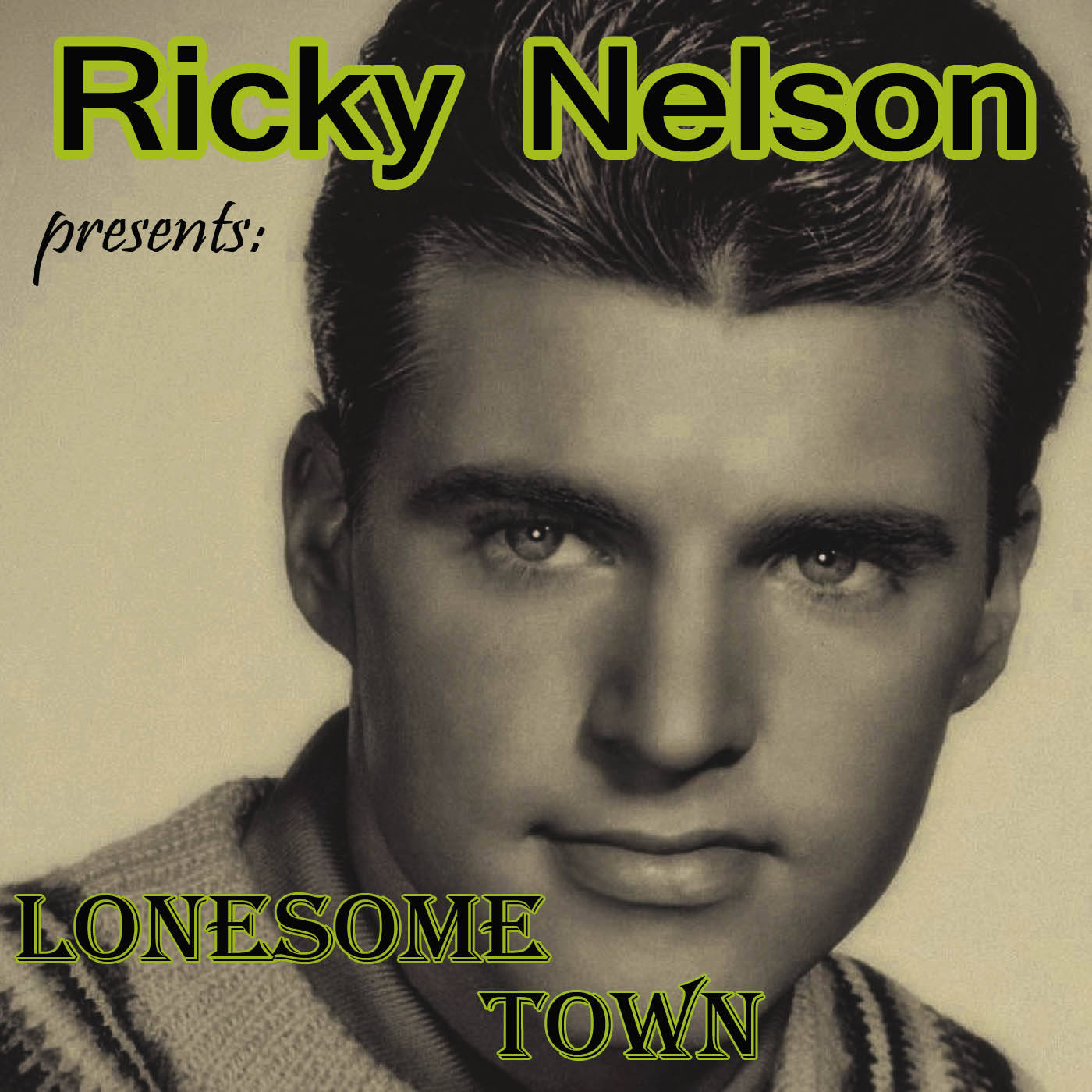 Rick Nelson Lonesome Town Cover Background