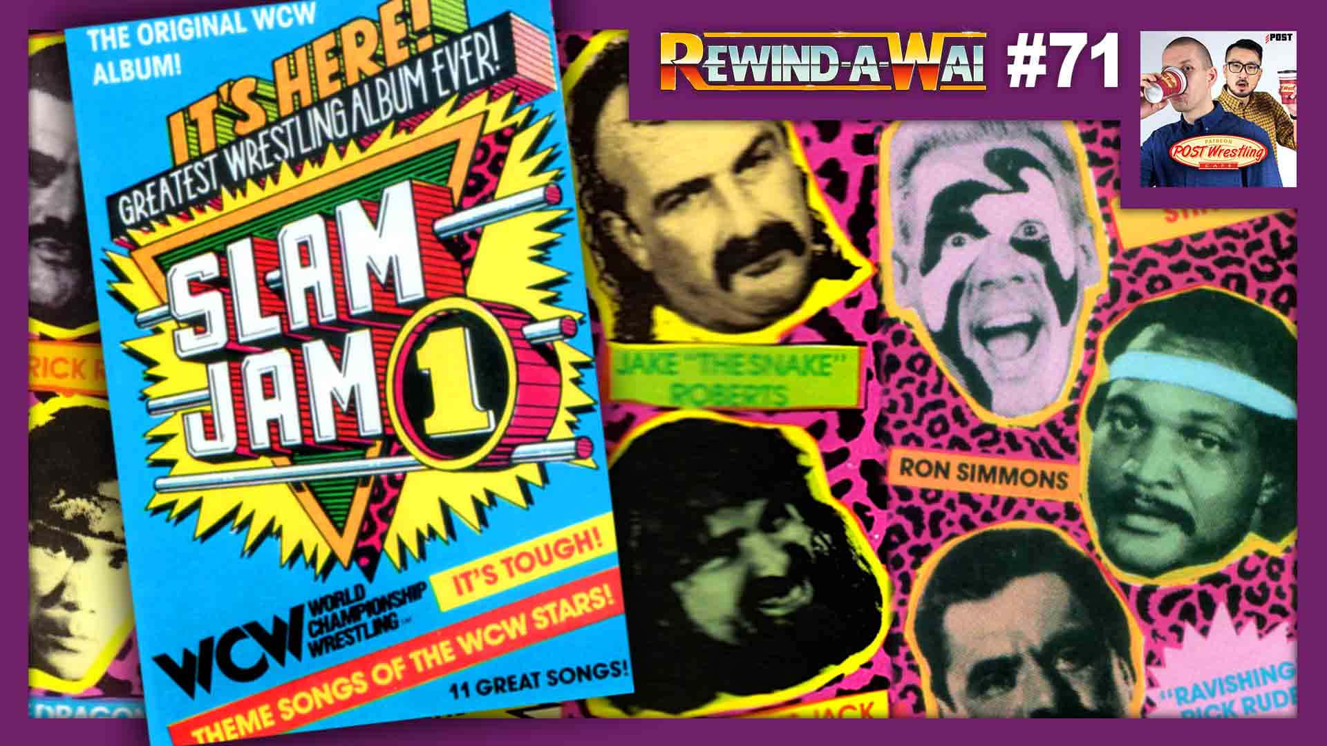 Rick Rude Wcw Slam Jam Vol. 1 Album Cover Background