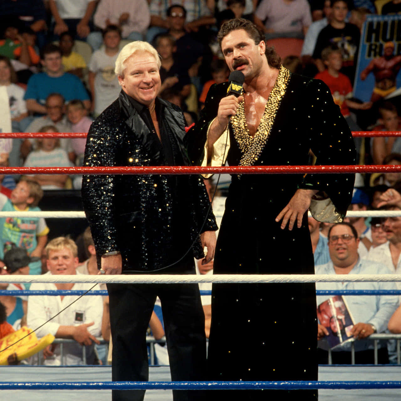 Rick Rude With Bobby Heenan Background