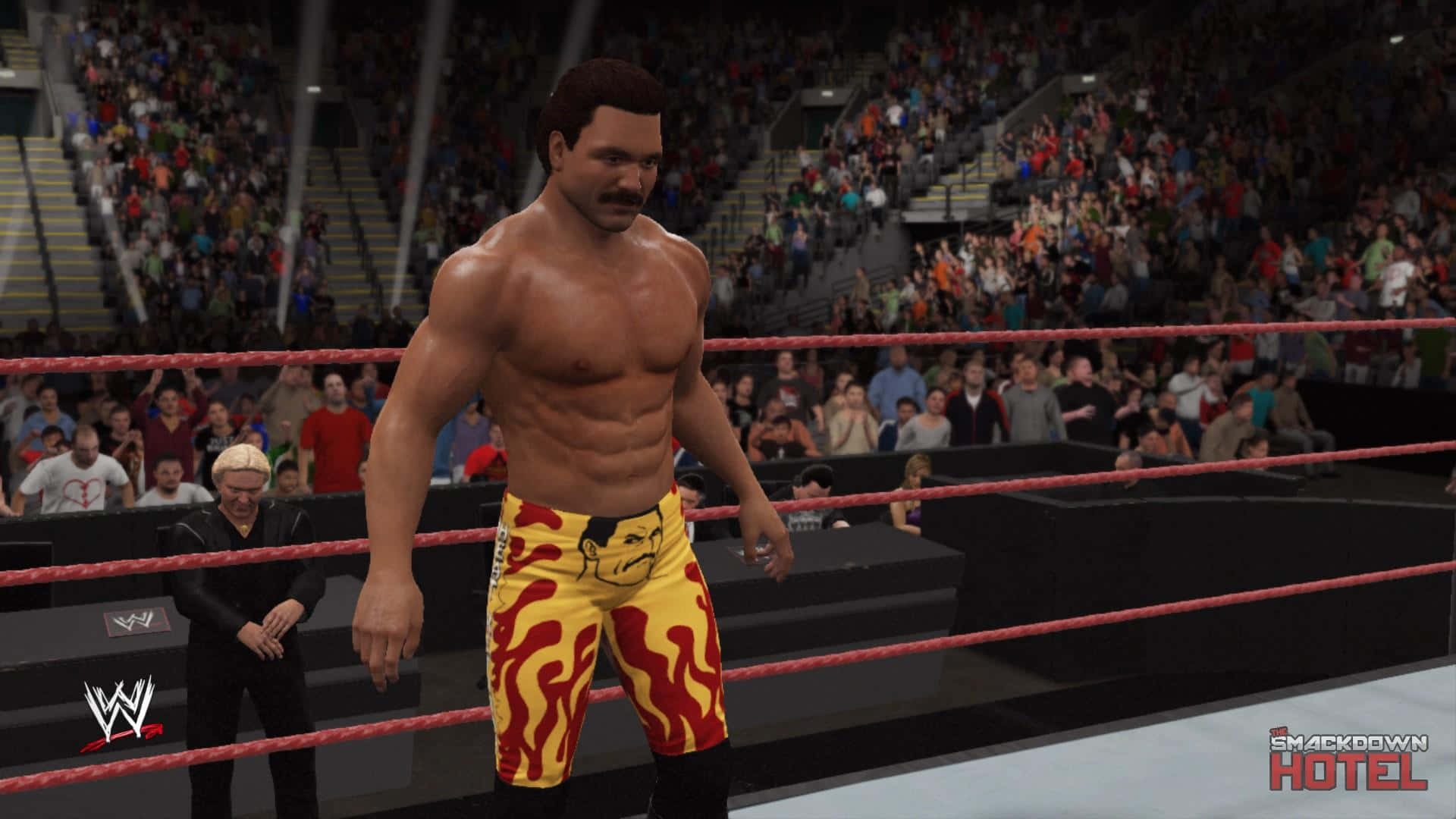 Rick Rude Wwe 2k17 Smackdown Hotel Background