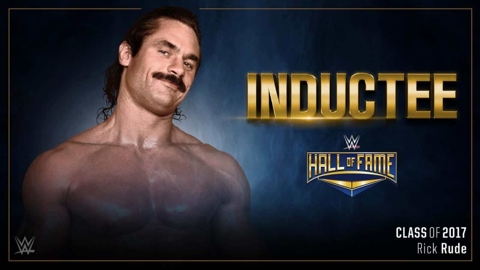 Rick Rude Wwe Hall Of Fame Inductee Poster Photo Background