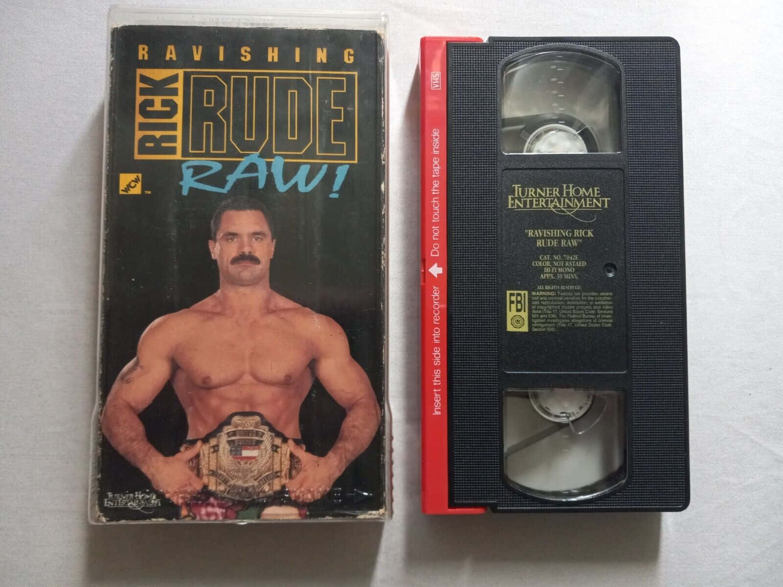 Rick Rude Wwe Raw Legend Vhs Tape Background