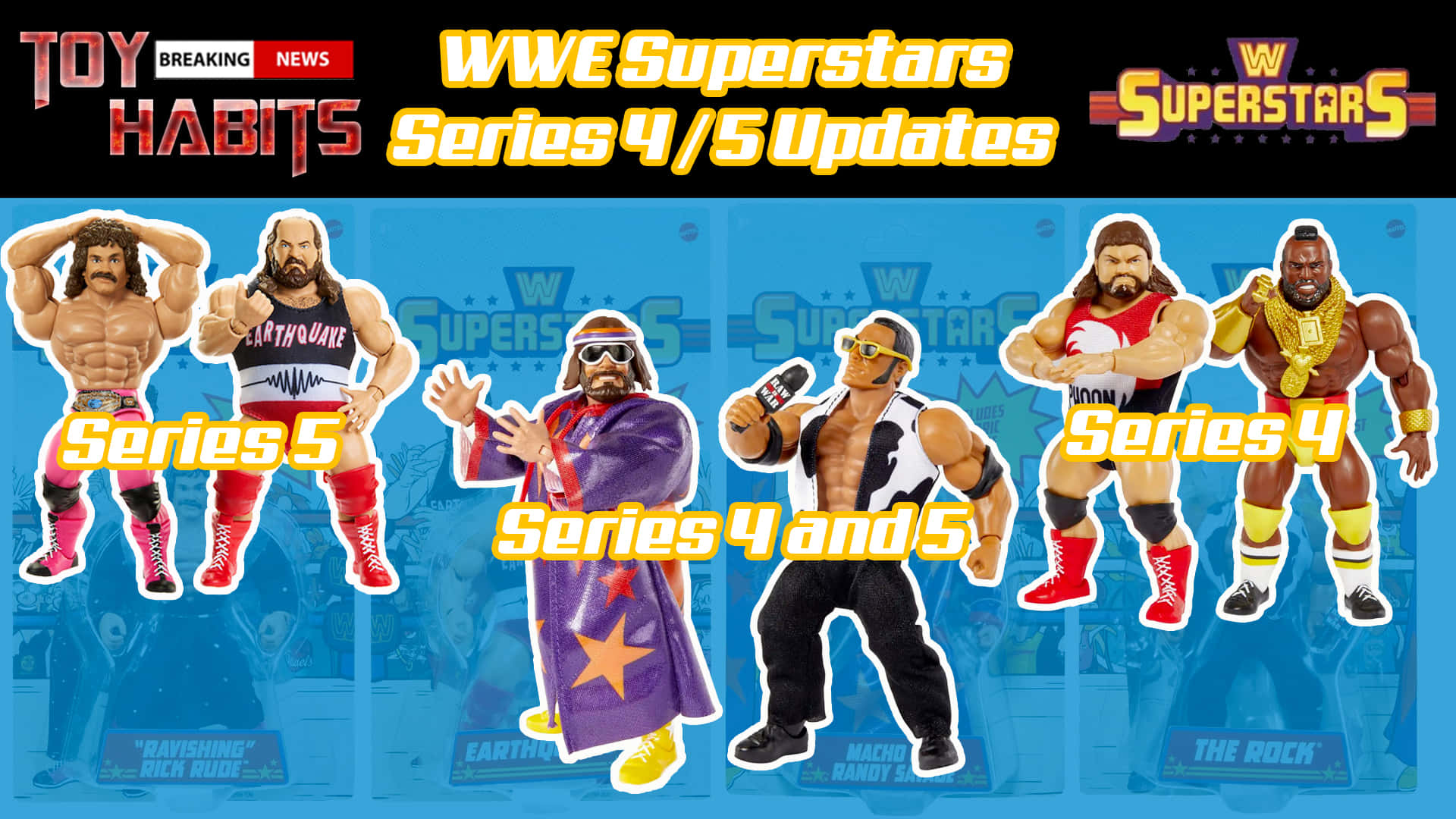 Rick Rude Wwe Superstars Action Figures Background