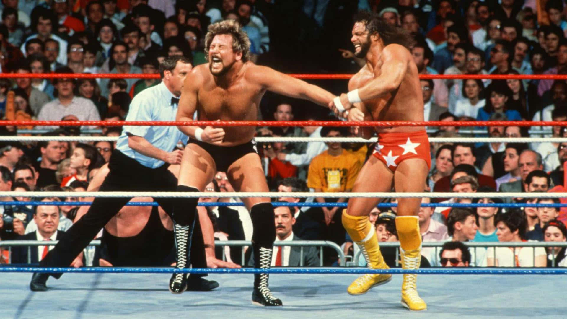 Rick Rude Wwe Wrestlemania Iv Photography Background