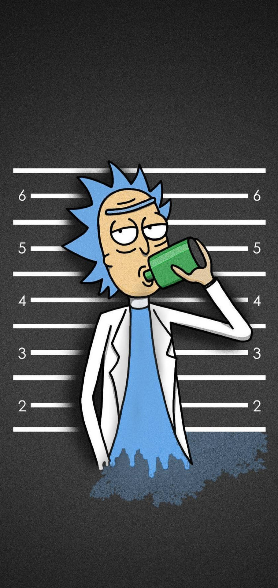 Rick Sanchez Drinking Liquor Background